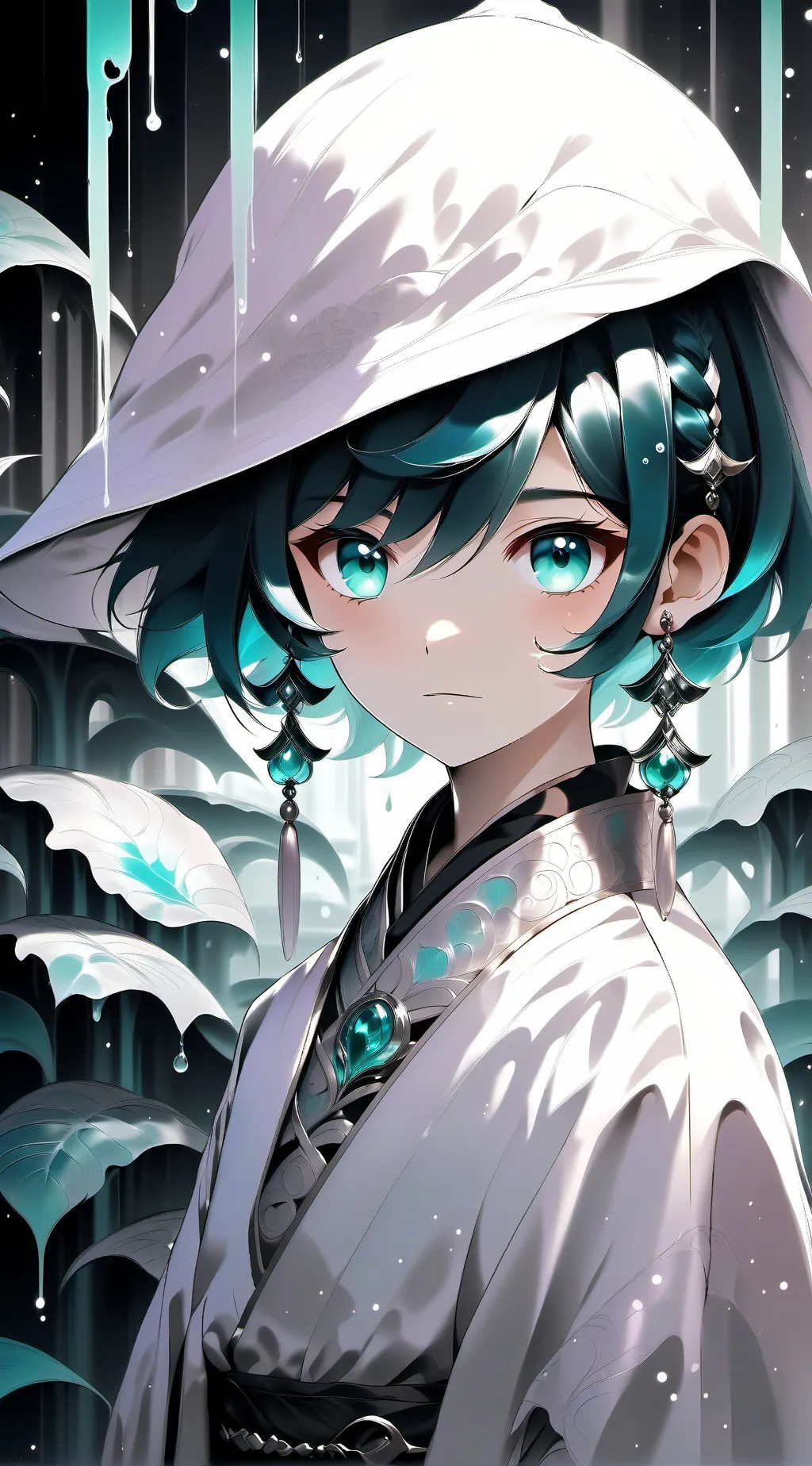 ai character: Magic and science  background