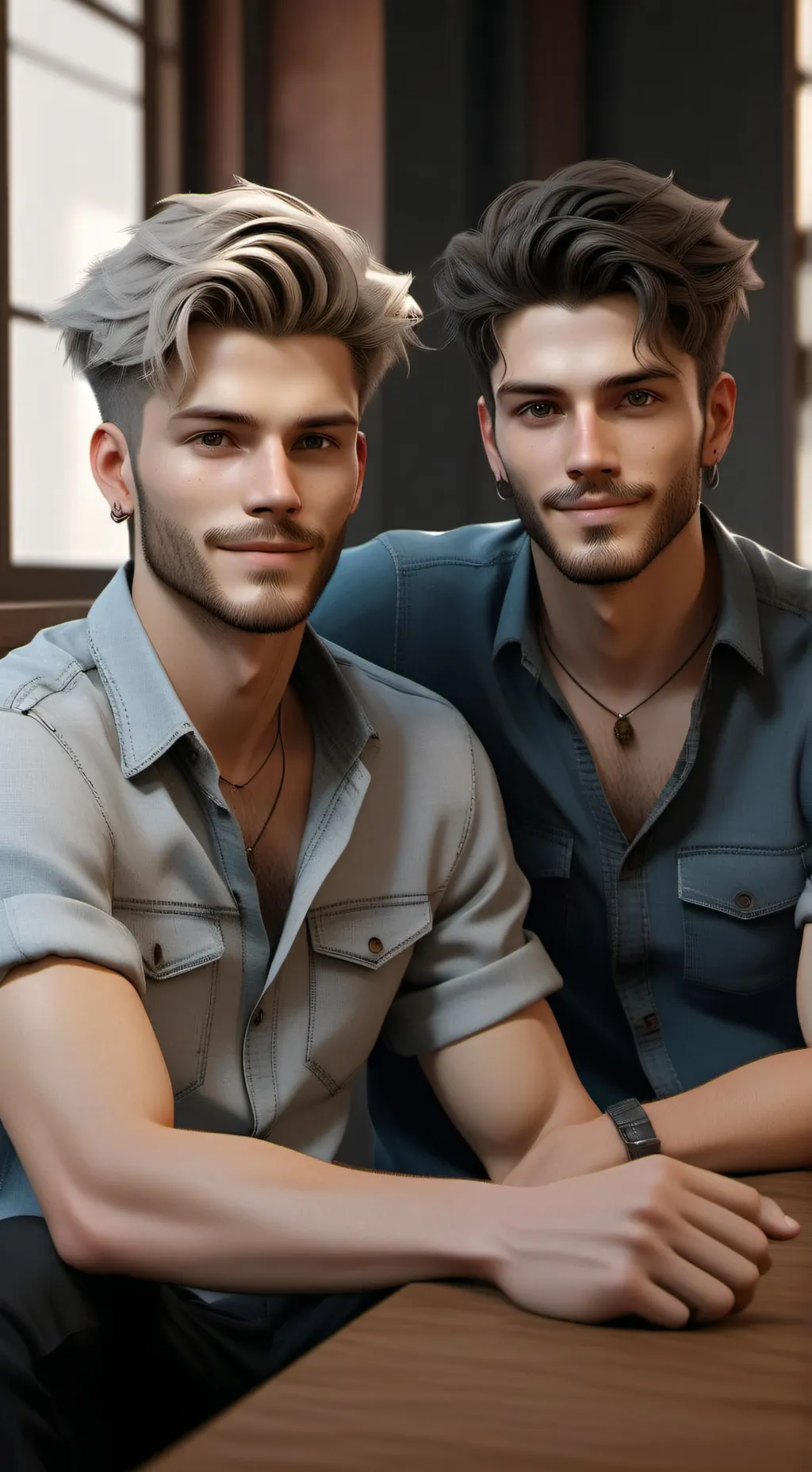 ai character: shawn and noah (tw background