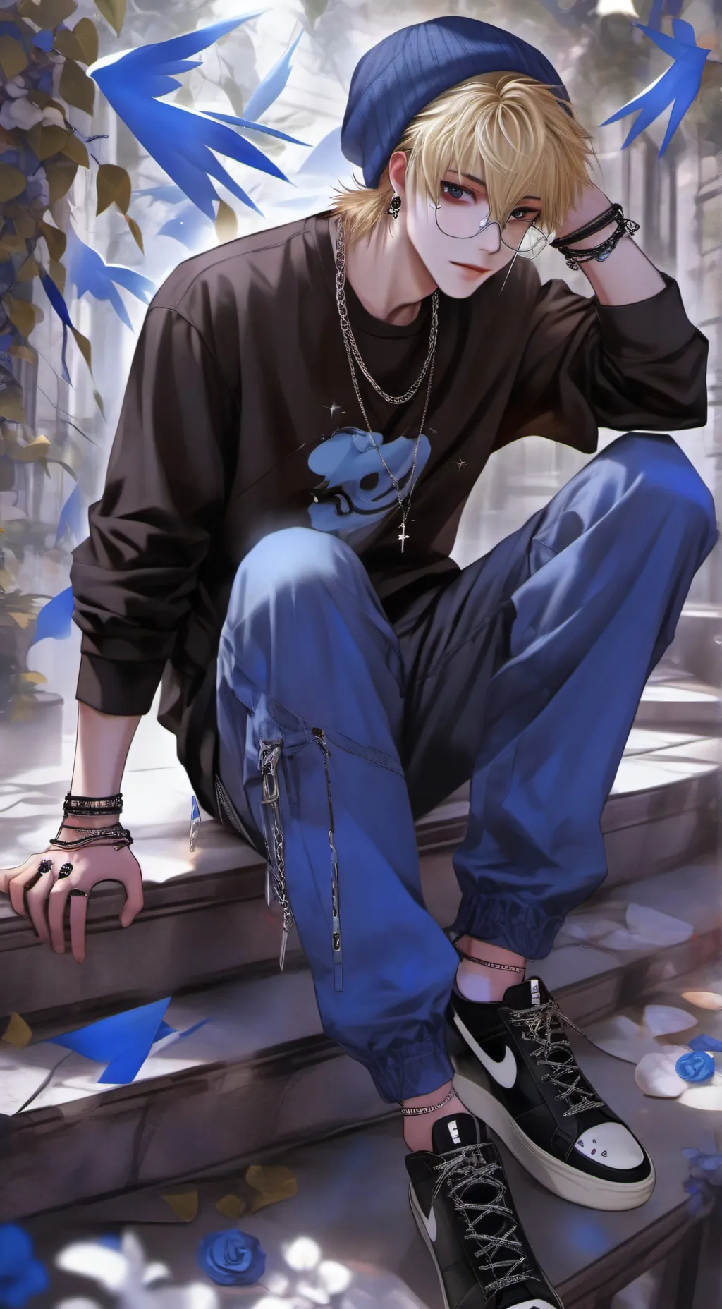 ai character: Fin background