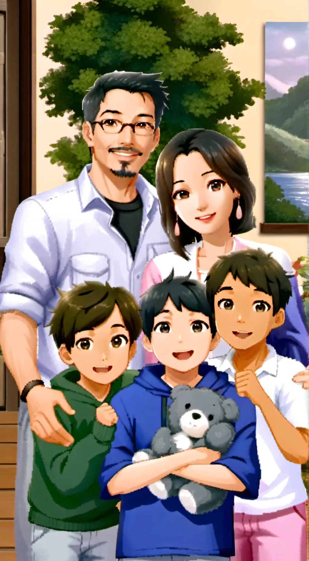 ai character: Different Strokes background