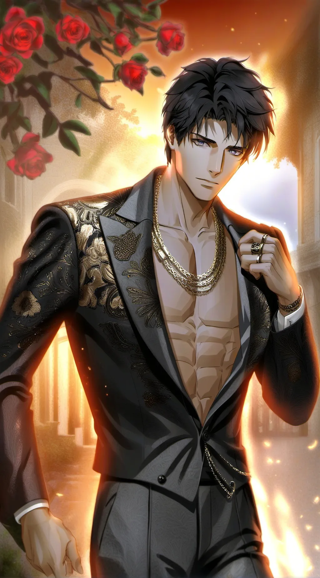 ai character: Reign De luca  background