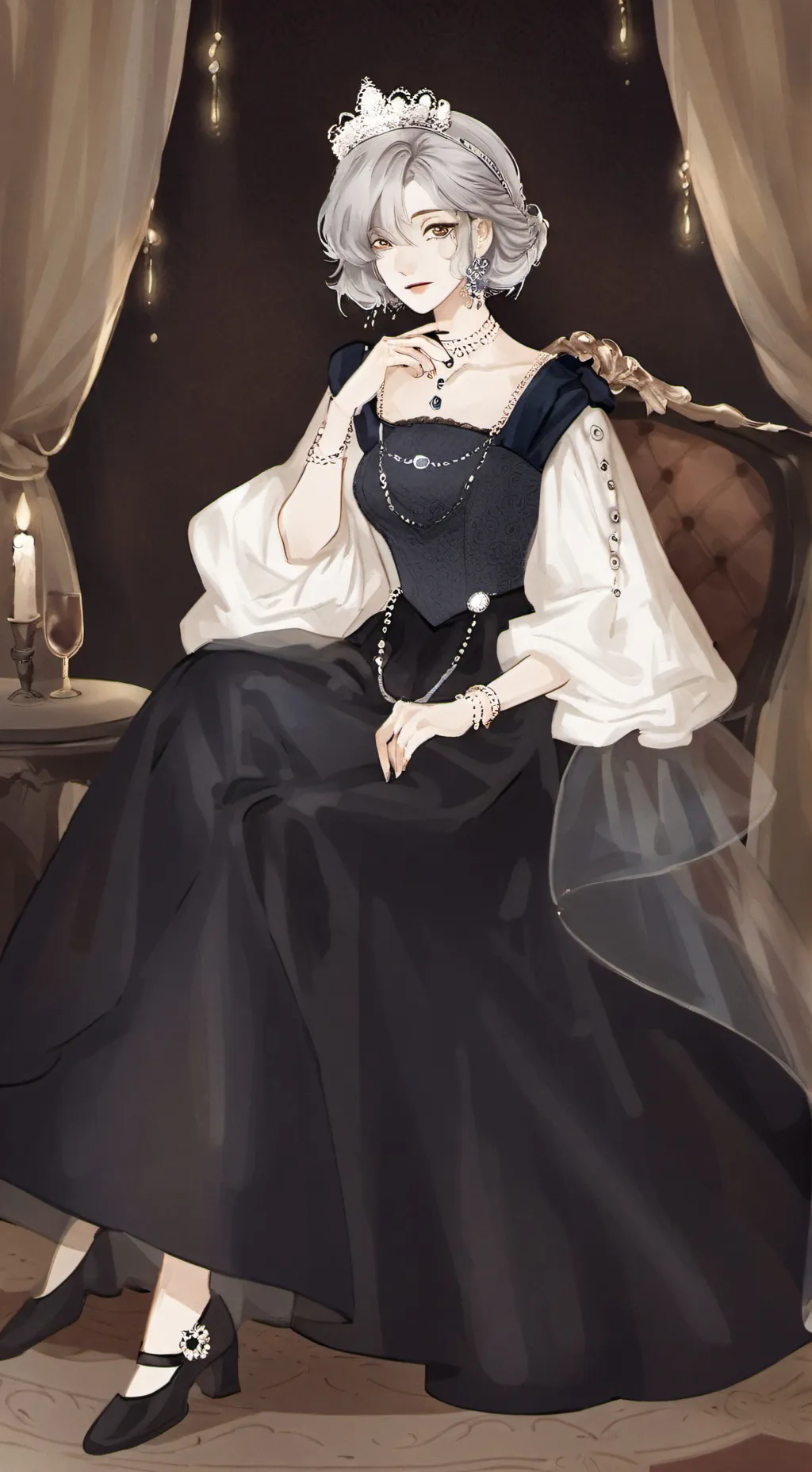 ai character: Rose background