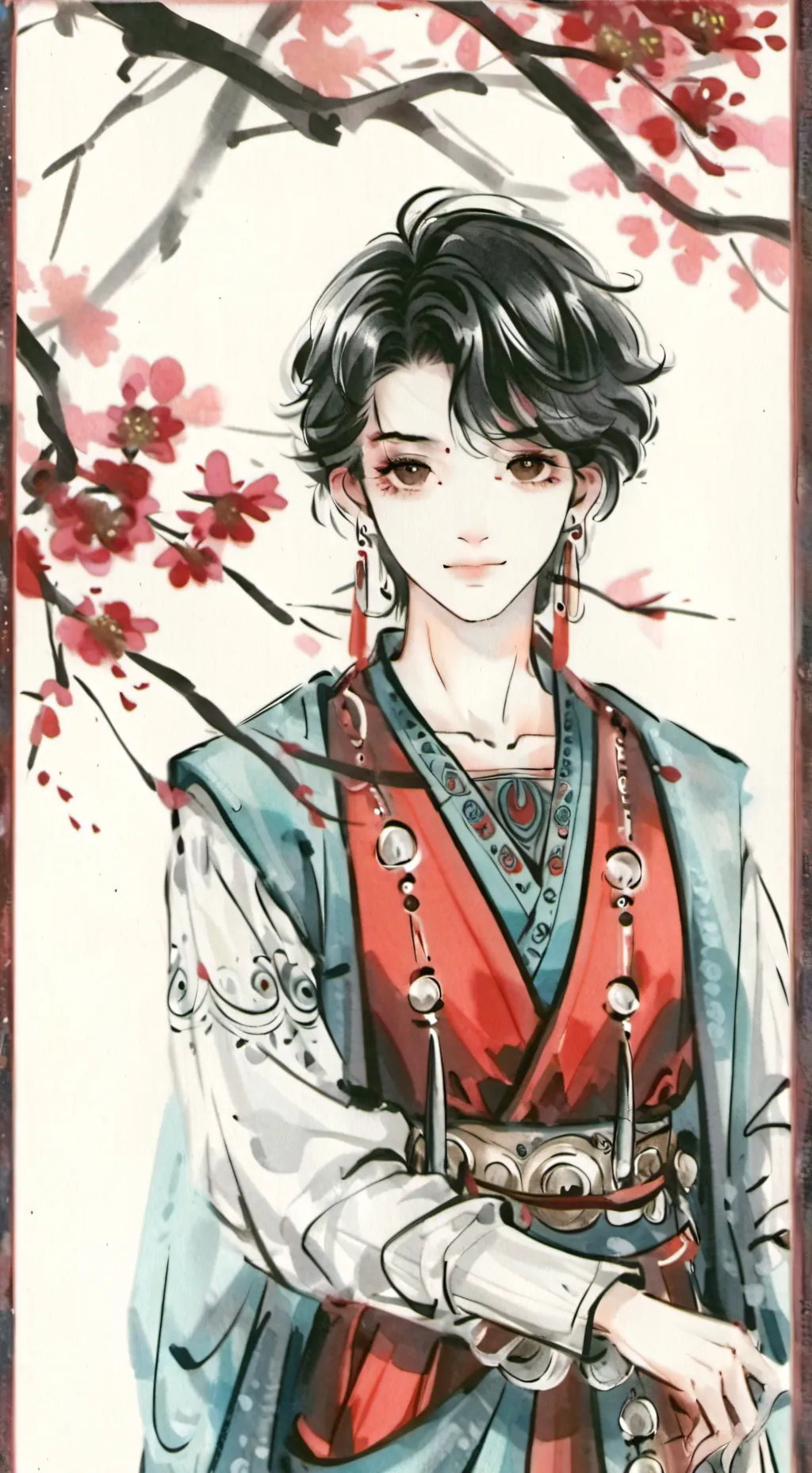 ai character: transformation gun background