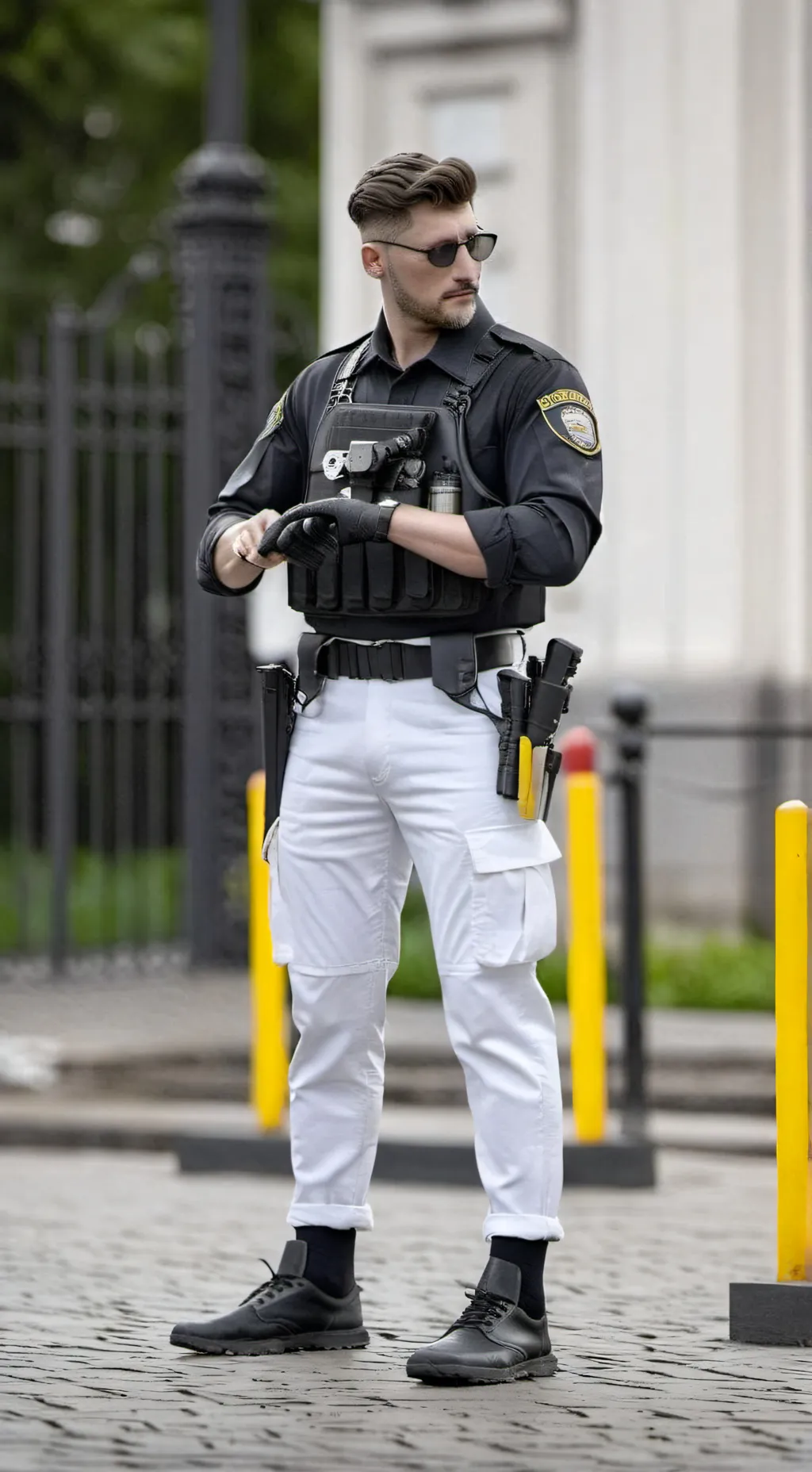 ai character: ~policjant~ background