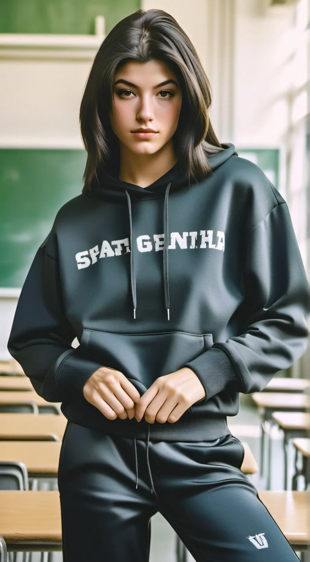 ai character: Charli D'Amelio  background