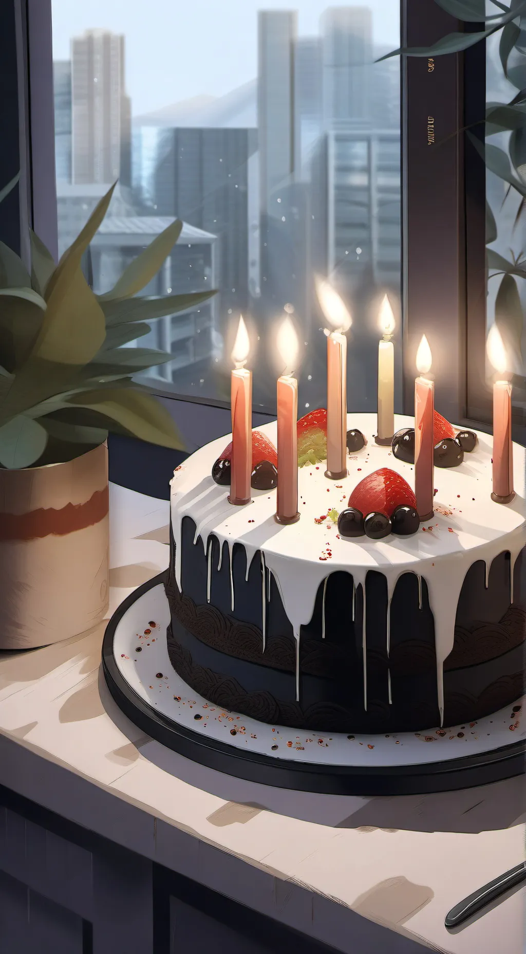 ai character: CH Birthday background