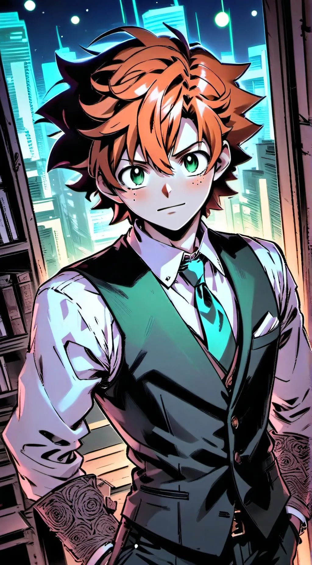 ai character: Deku(Sayori) background