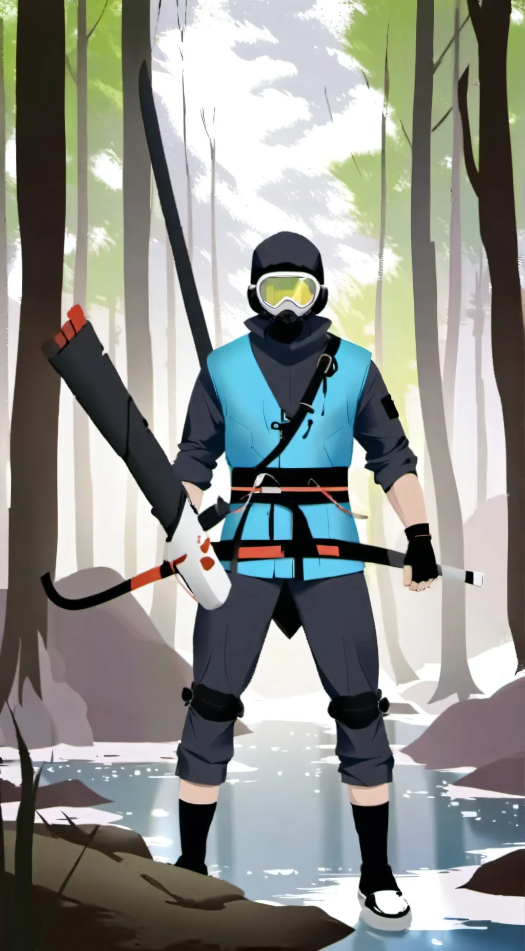 ai character: Mossdale Cave background