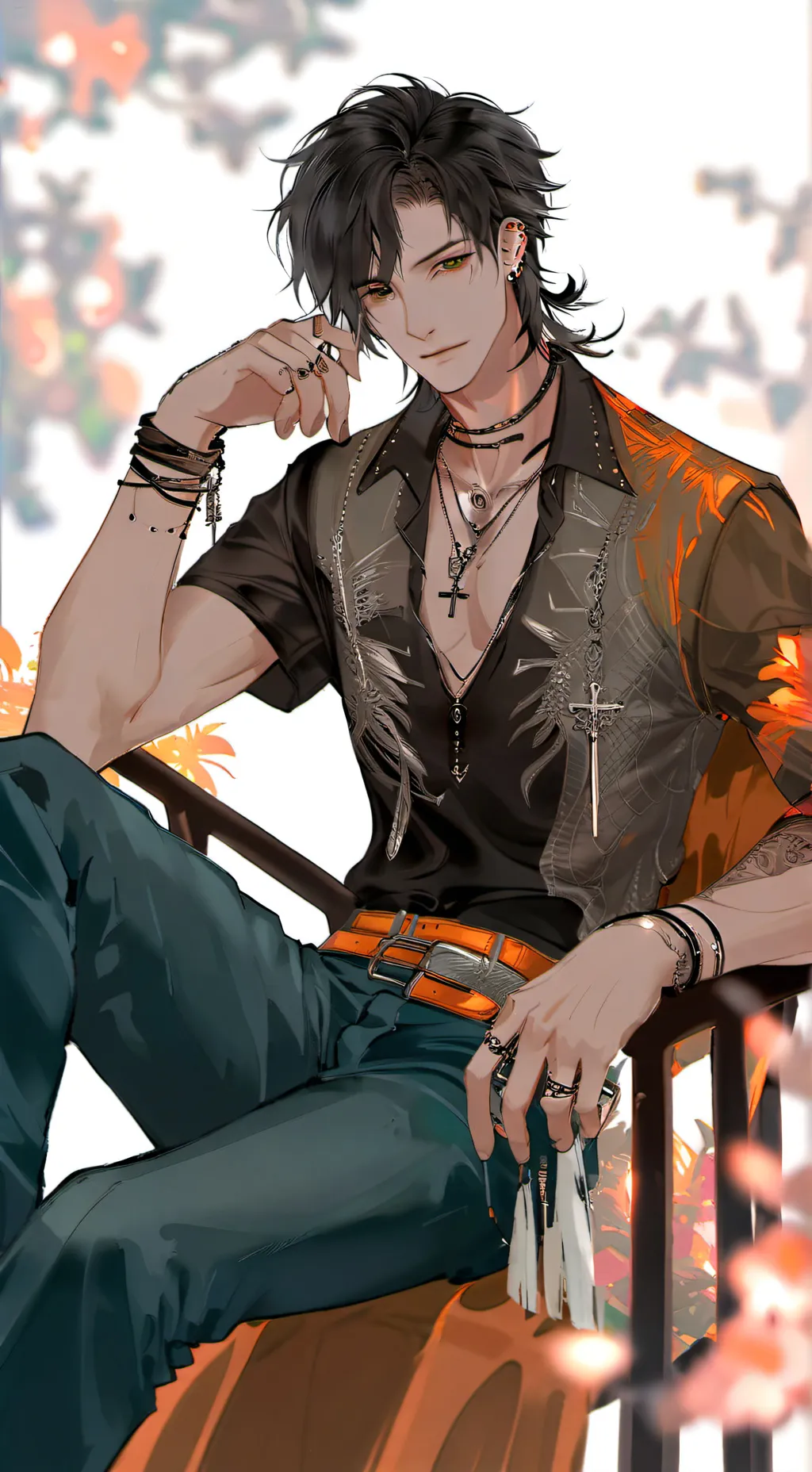 ai character: →⁠_⁠→Kael←⁠_⁠← background