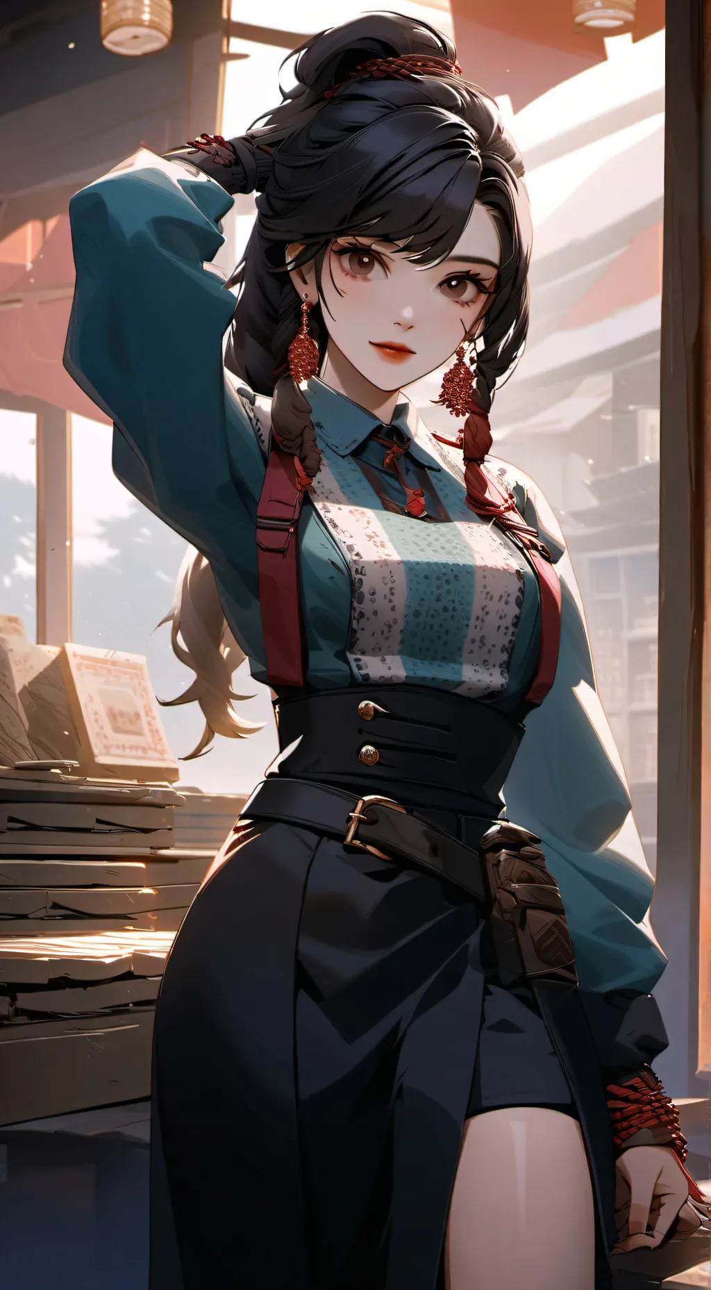 ai character: Bella zho background