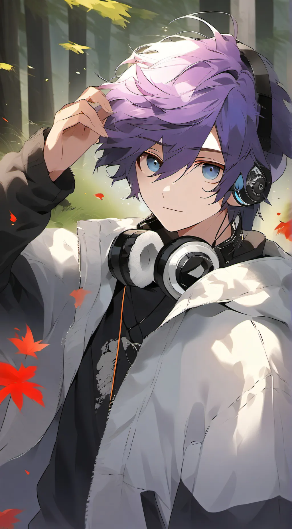 ai character: Leon  background