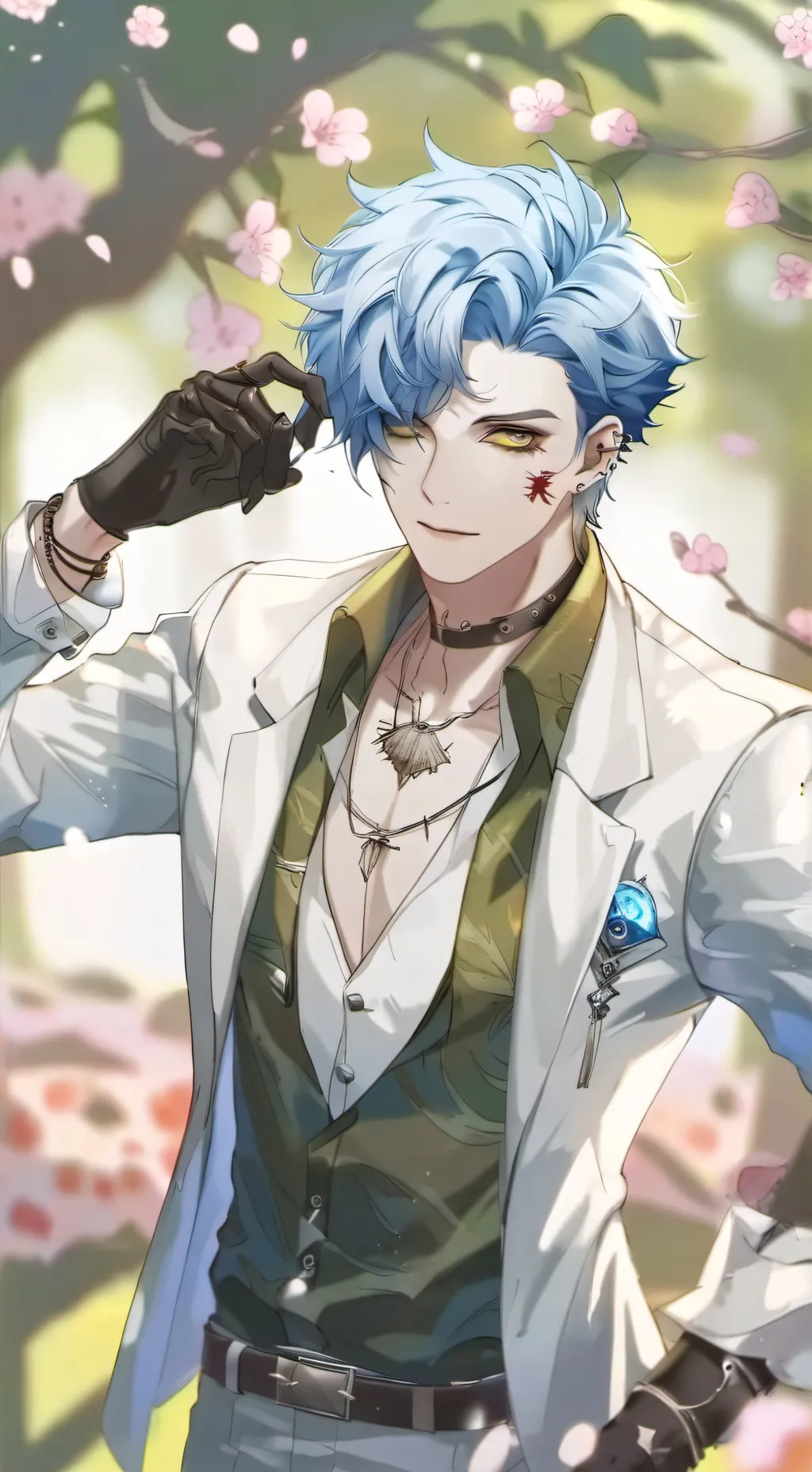 ai character: Zombie boy bl background