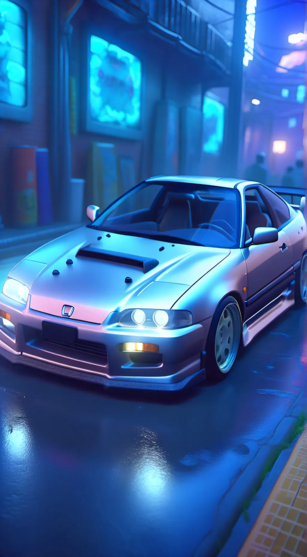ai character: 2001 Honda Integra background