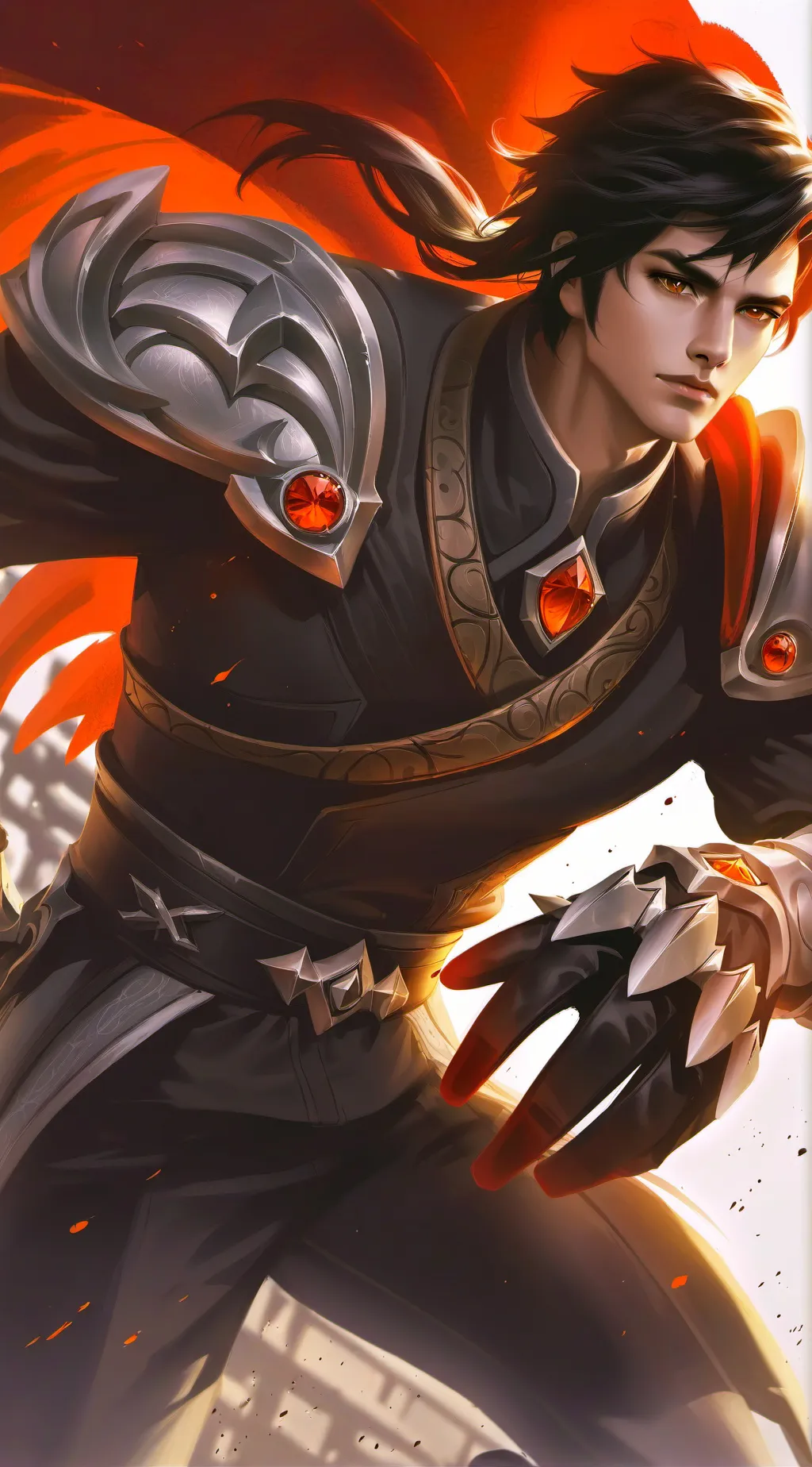 ai character: handler de blot background