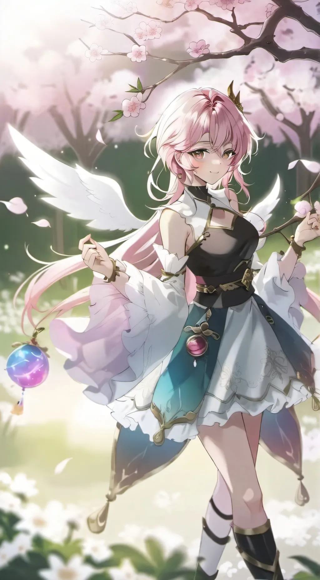 ai character: Sarki-demon slayer background