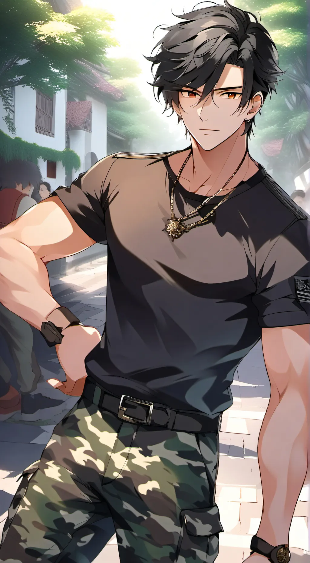 ai character: Commander Kai background