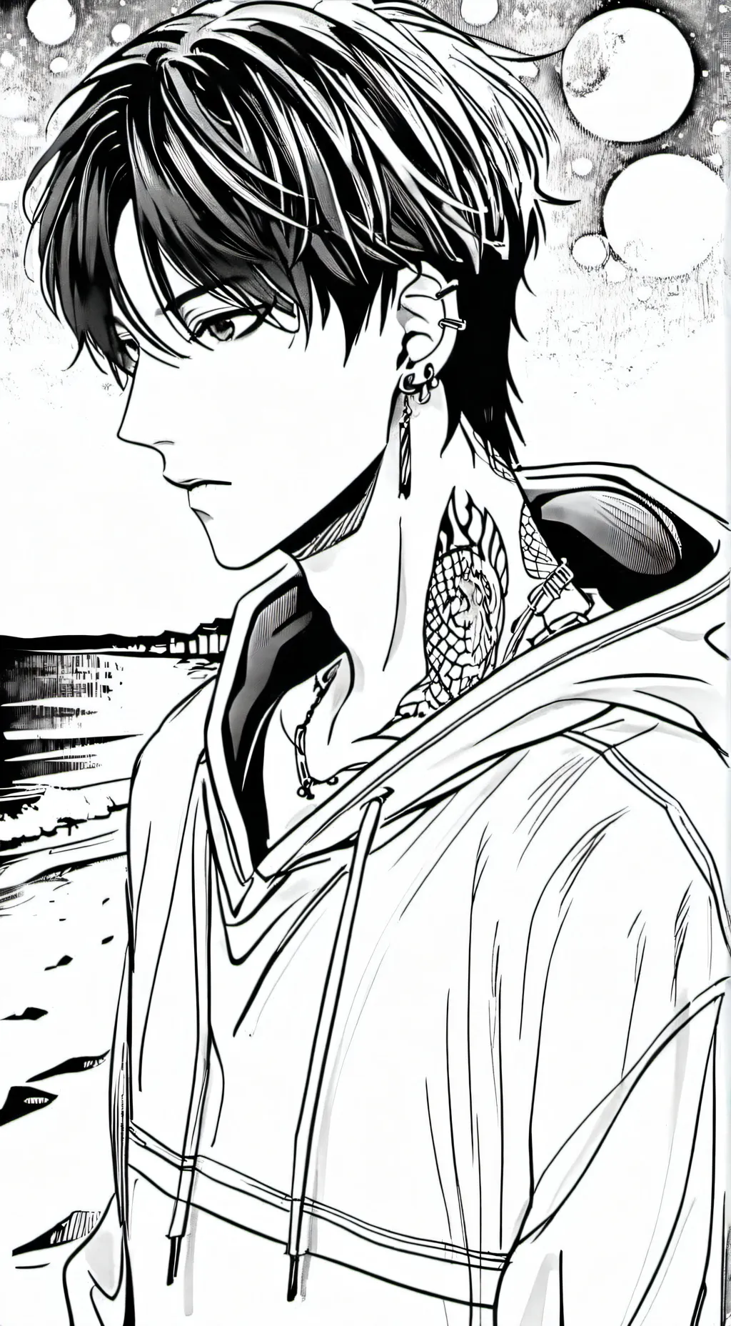 ai character: ❤️. Kerian .❤️ background