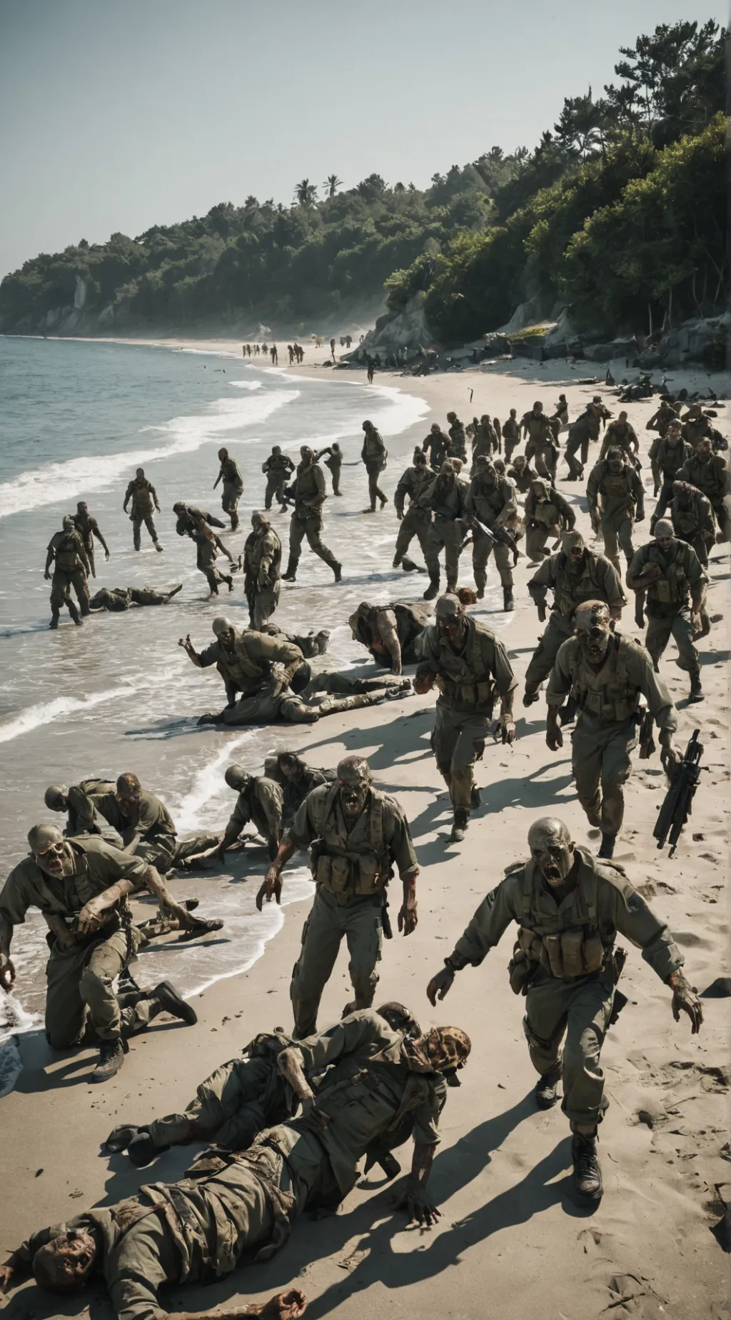 ai character: infected horde background