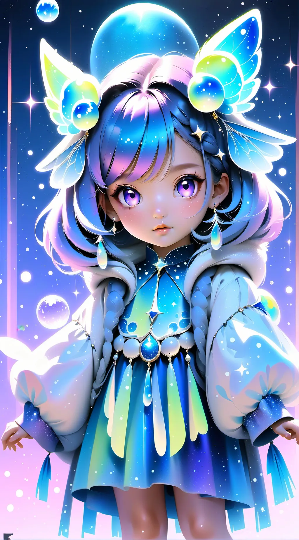 ai character: the celestial  background