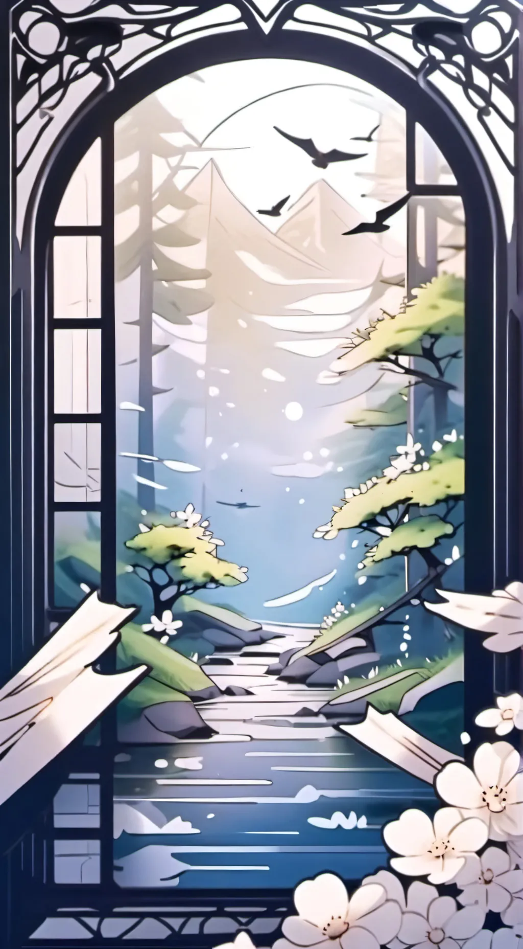 ai character: Yes background