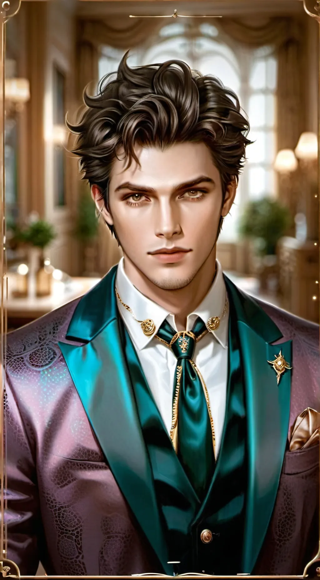 ai character: Damien background