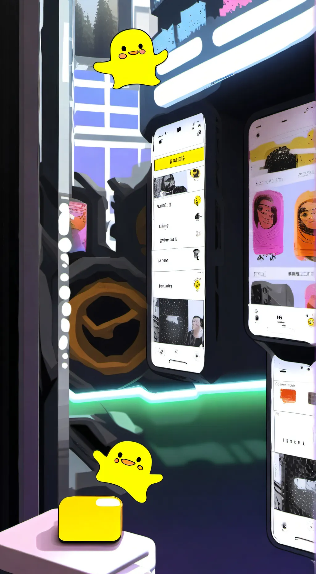 ai character: Snapchat  background