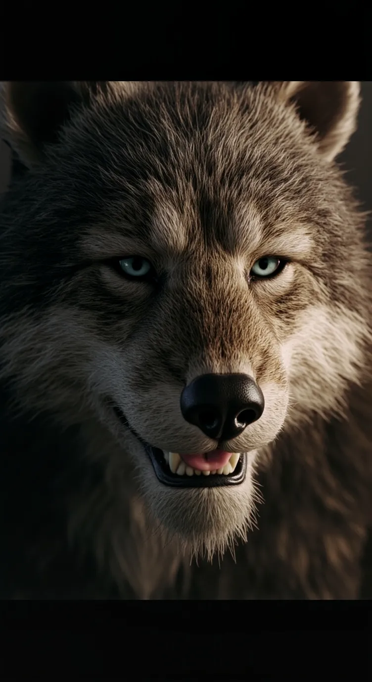 ai character: Wild wolf background