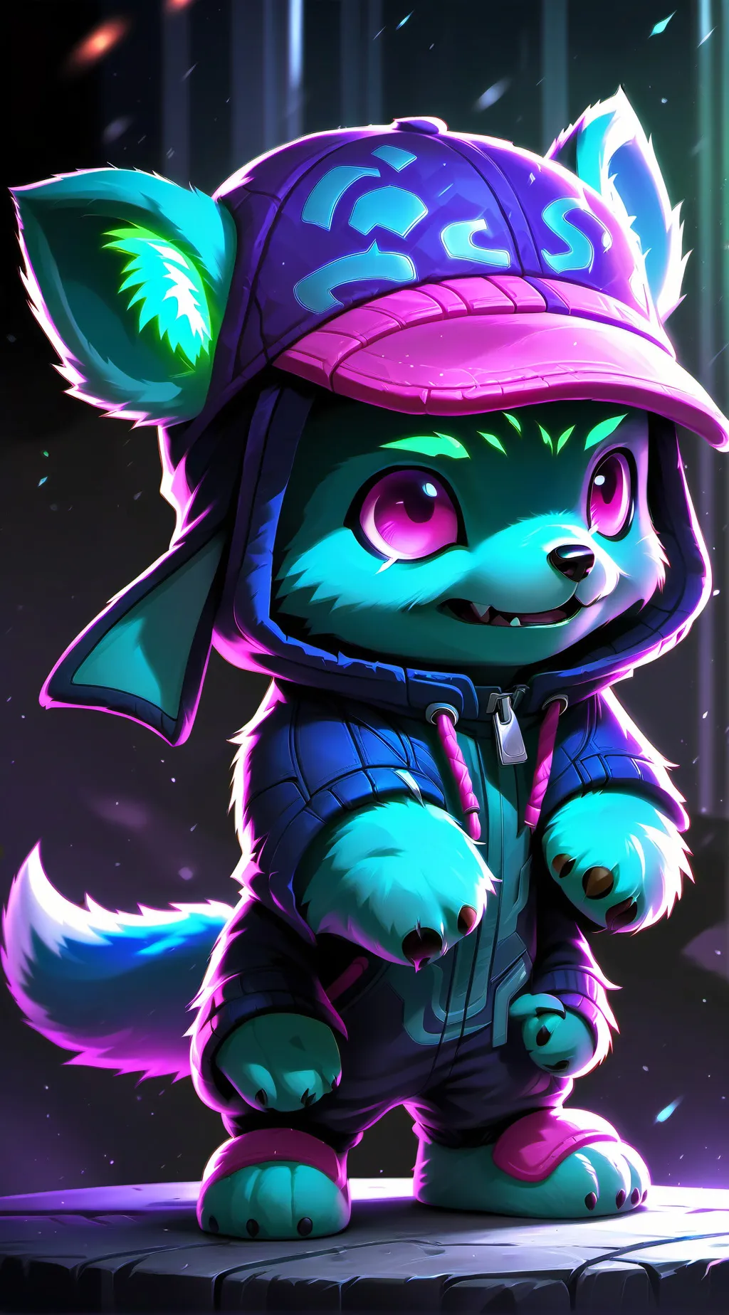 ai character: foxy background