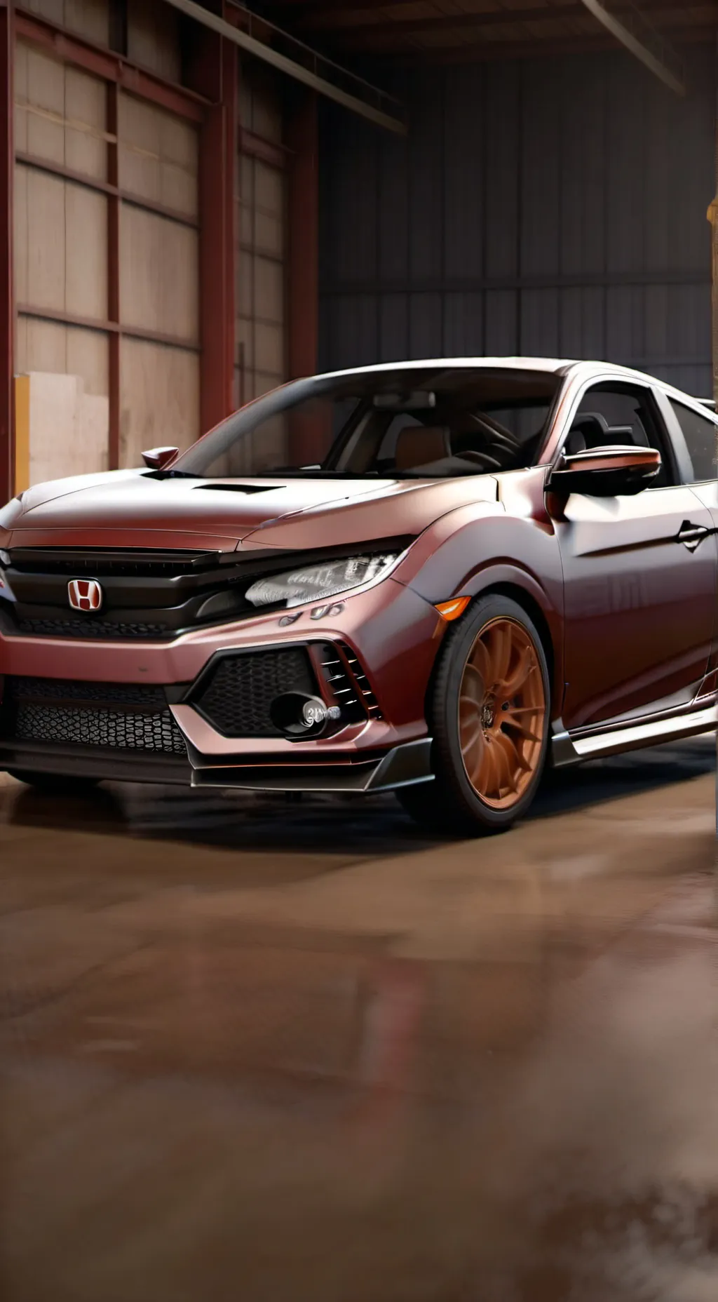 ai character:  Honda Civic Si background