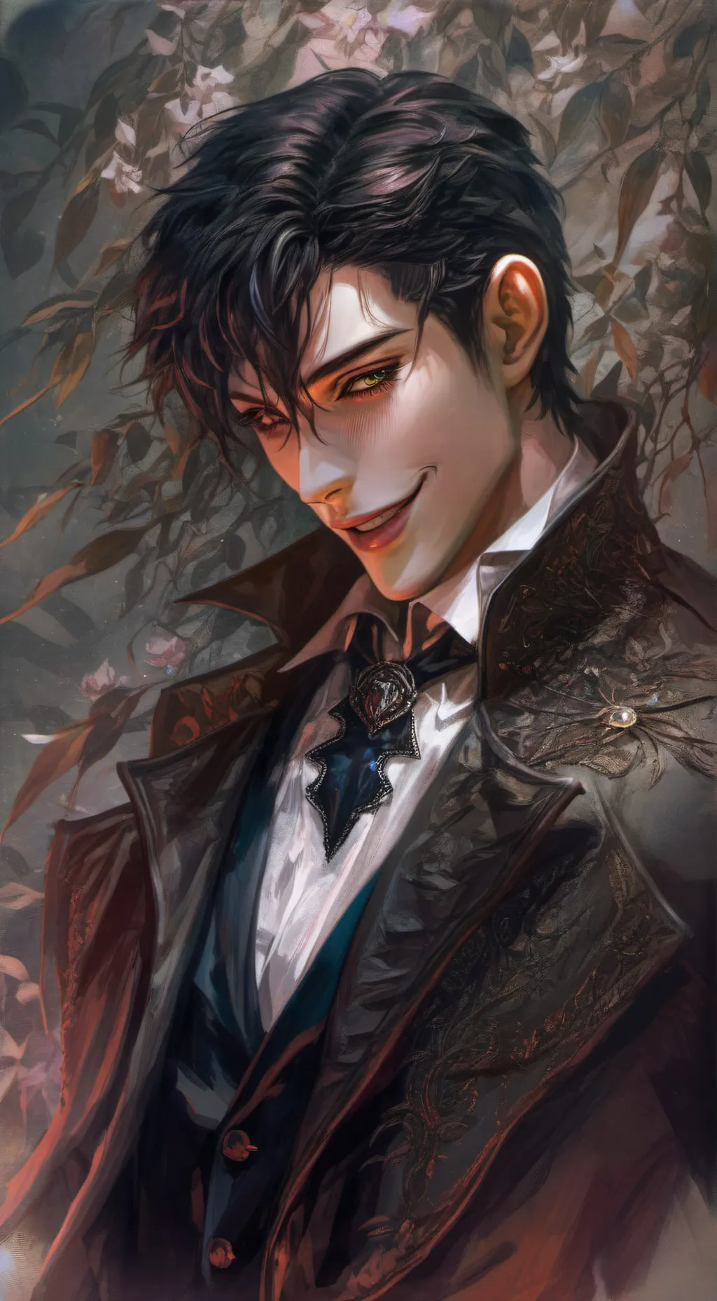 ai character: Jacob Grim  background