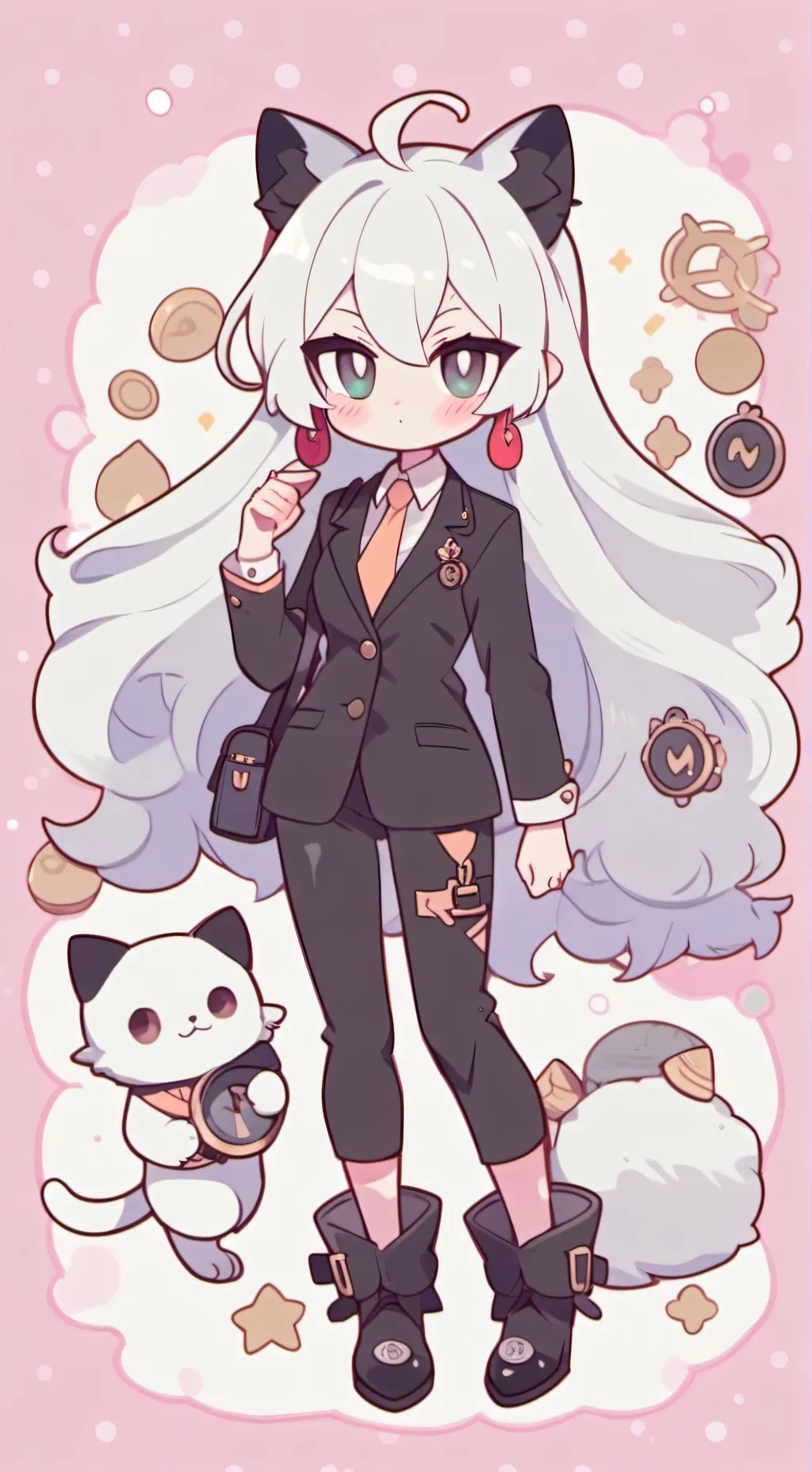 ai character: Ms circle and Abbi background