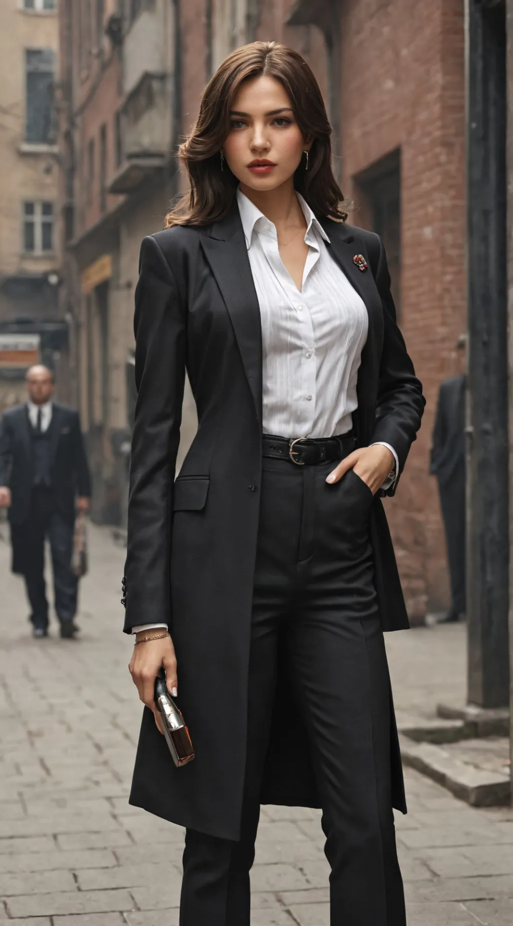 ai character: Mafia boss:chloe background