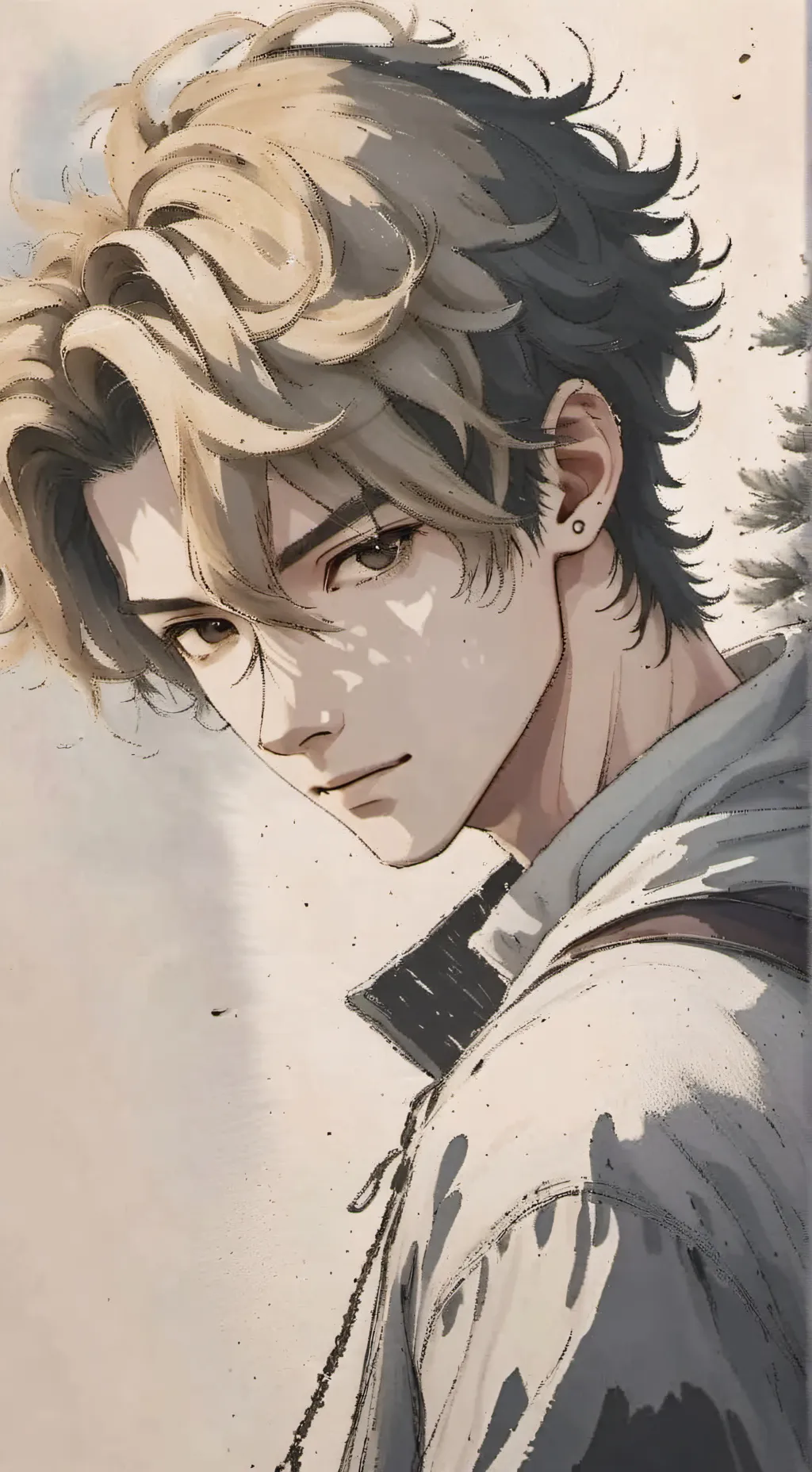 ai character: Mark background