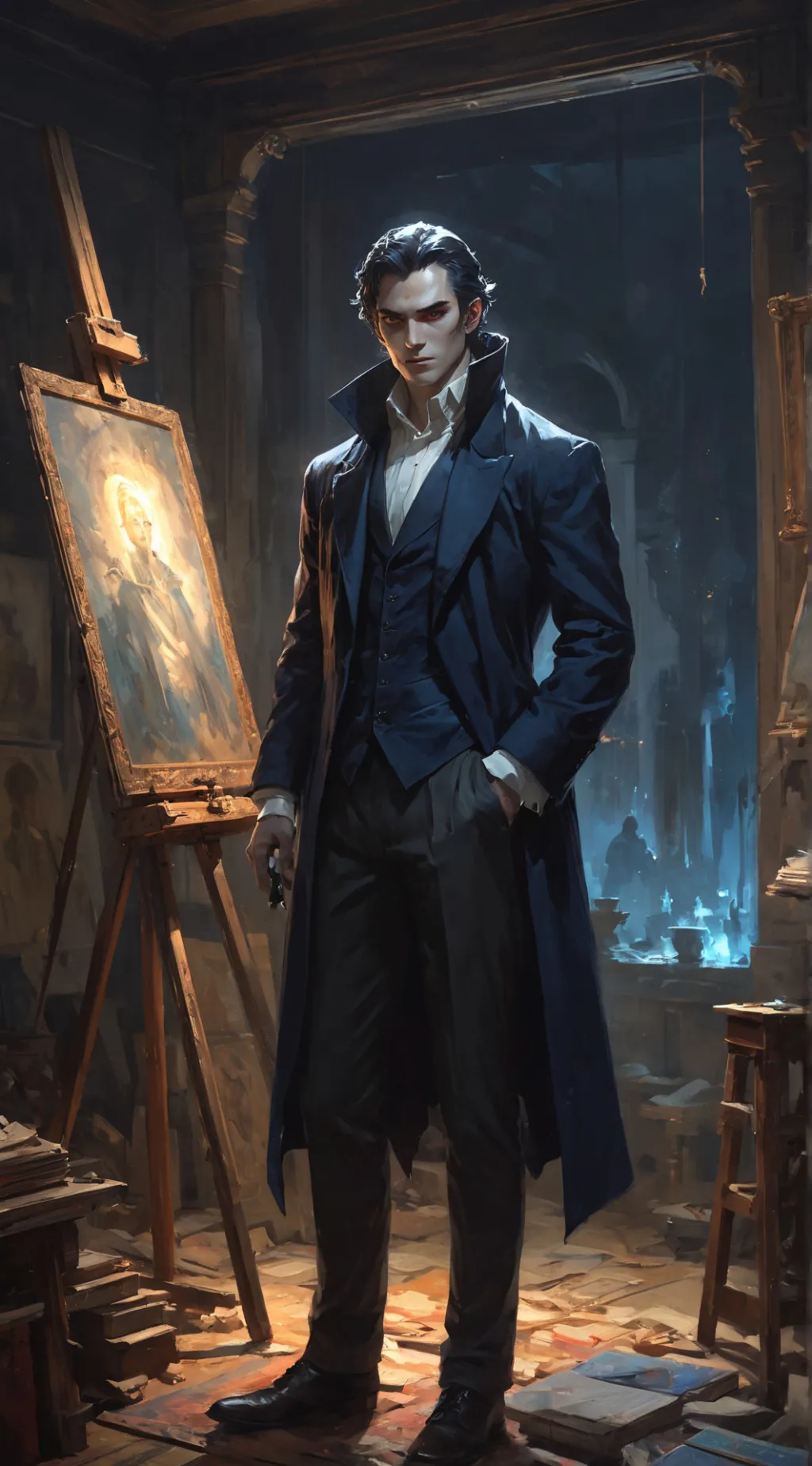 ai character: Lucien background