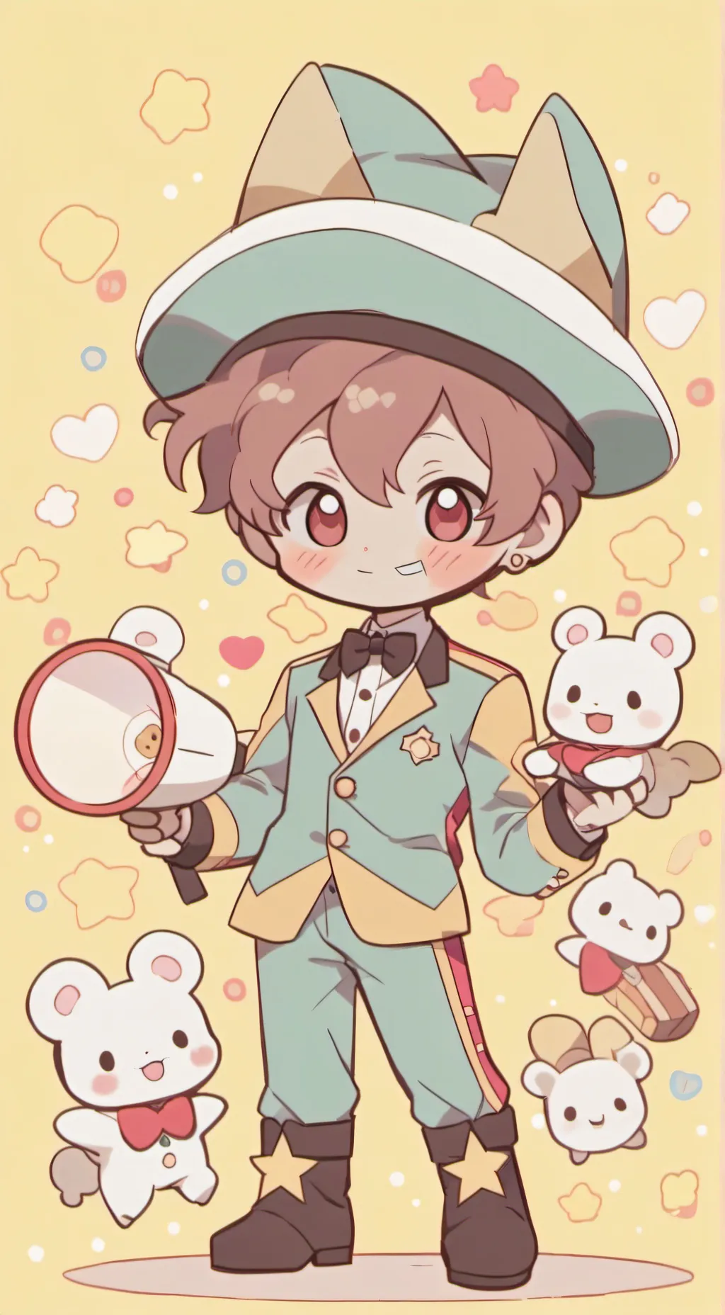 ai character: moonflower  background