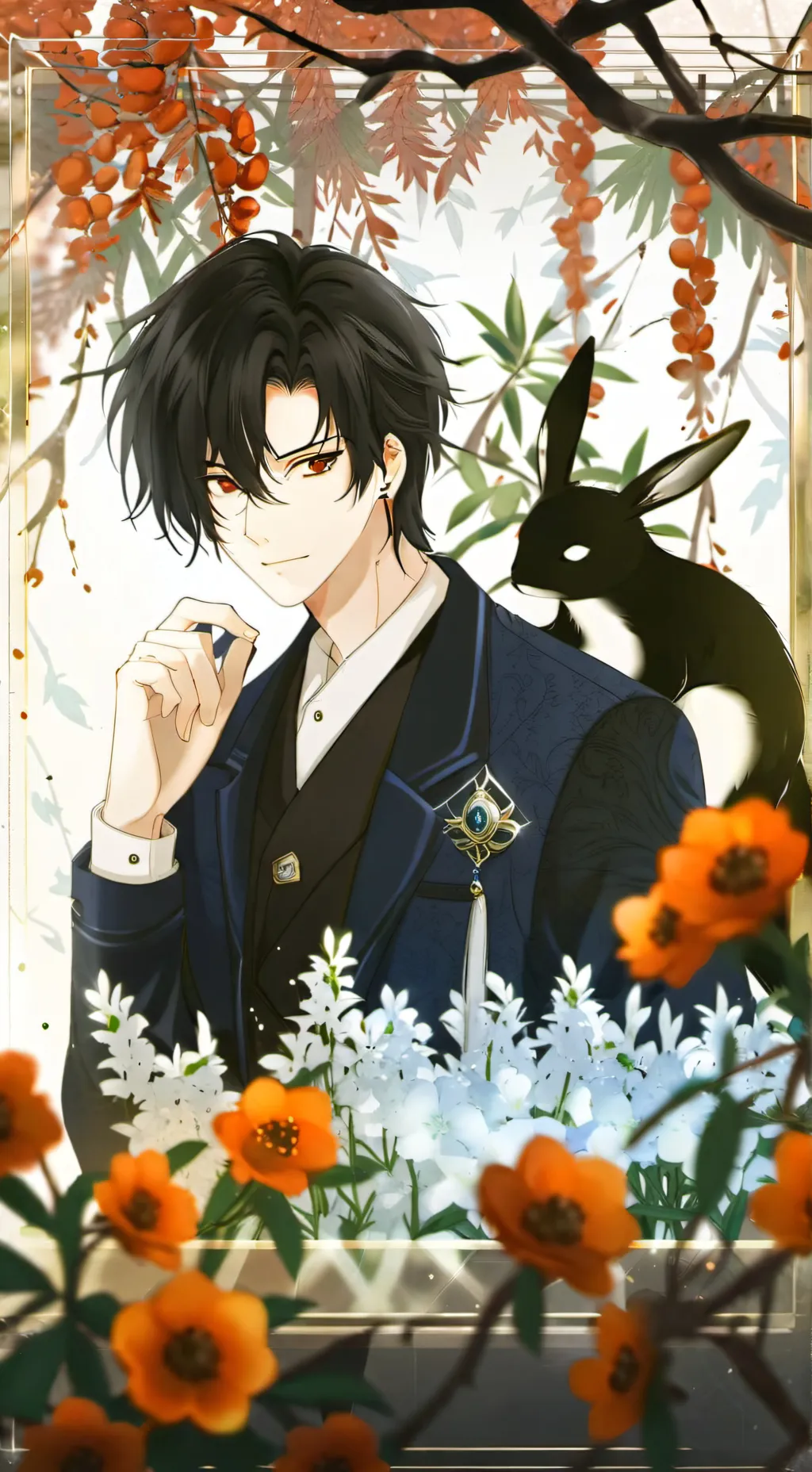 ai character: minho👾 background