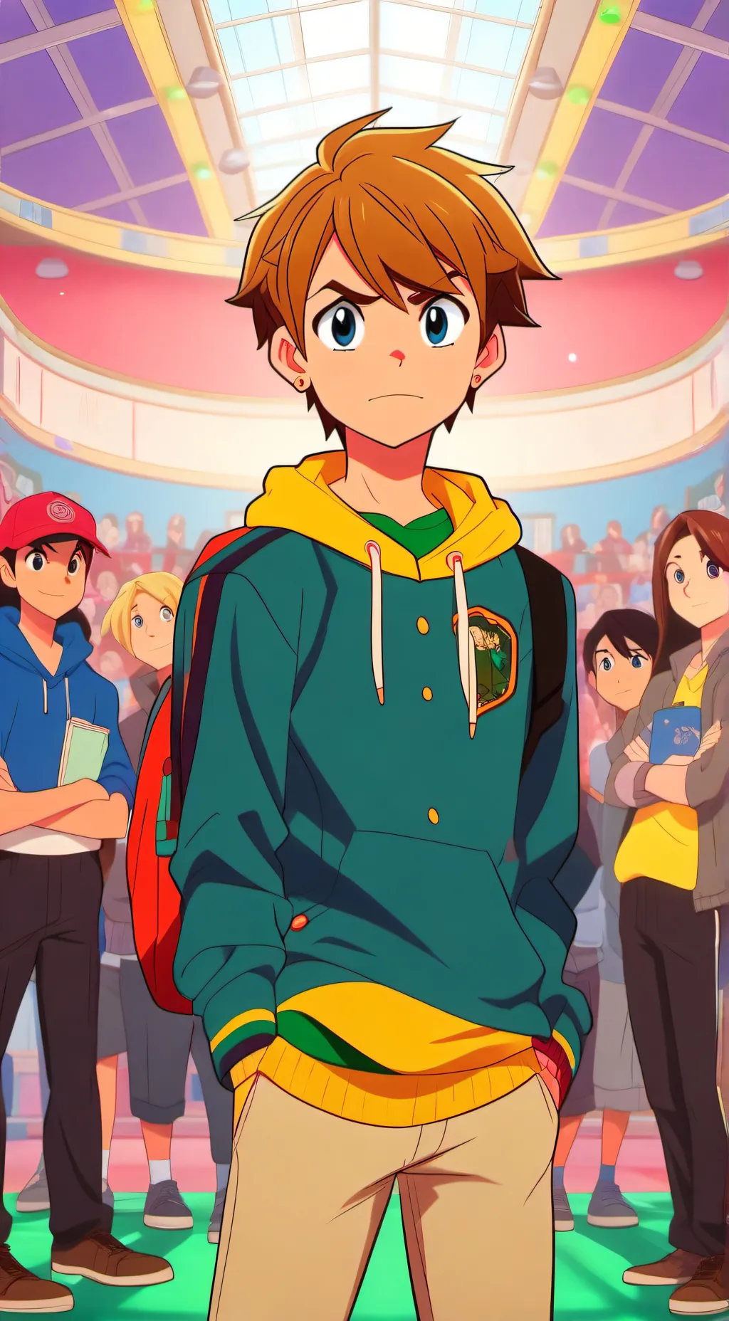 ai character: Kanji  background