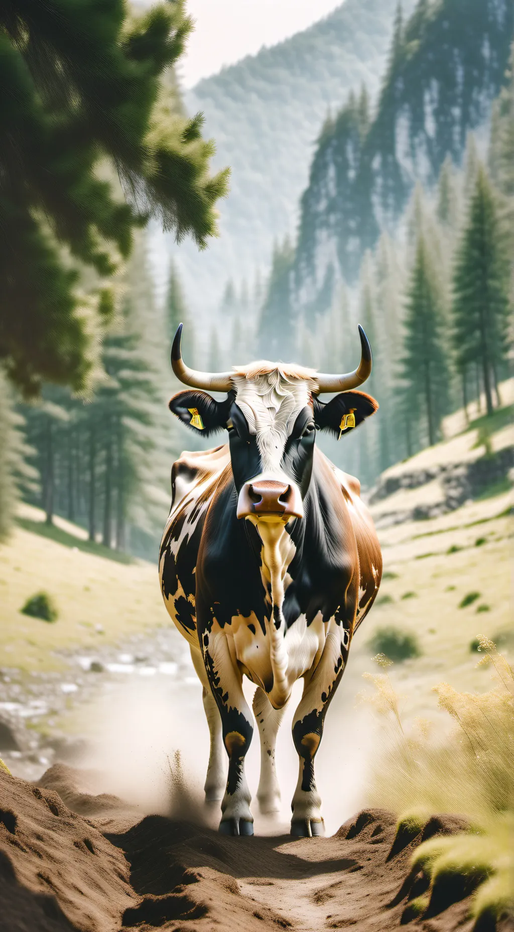 ai character: Weird cow jokes:3 background