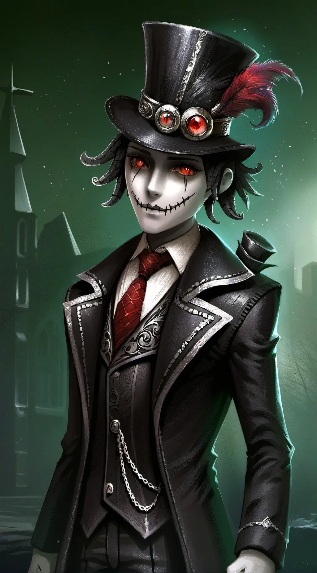 ai character: void background