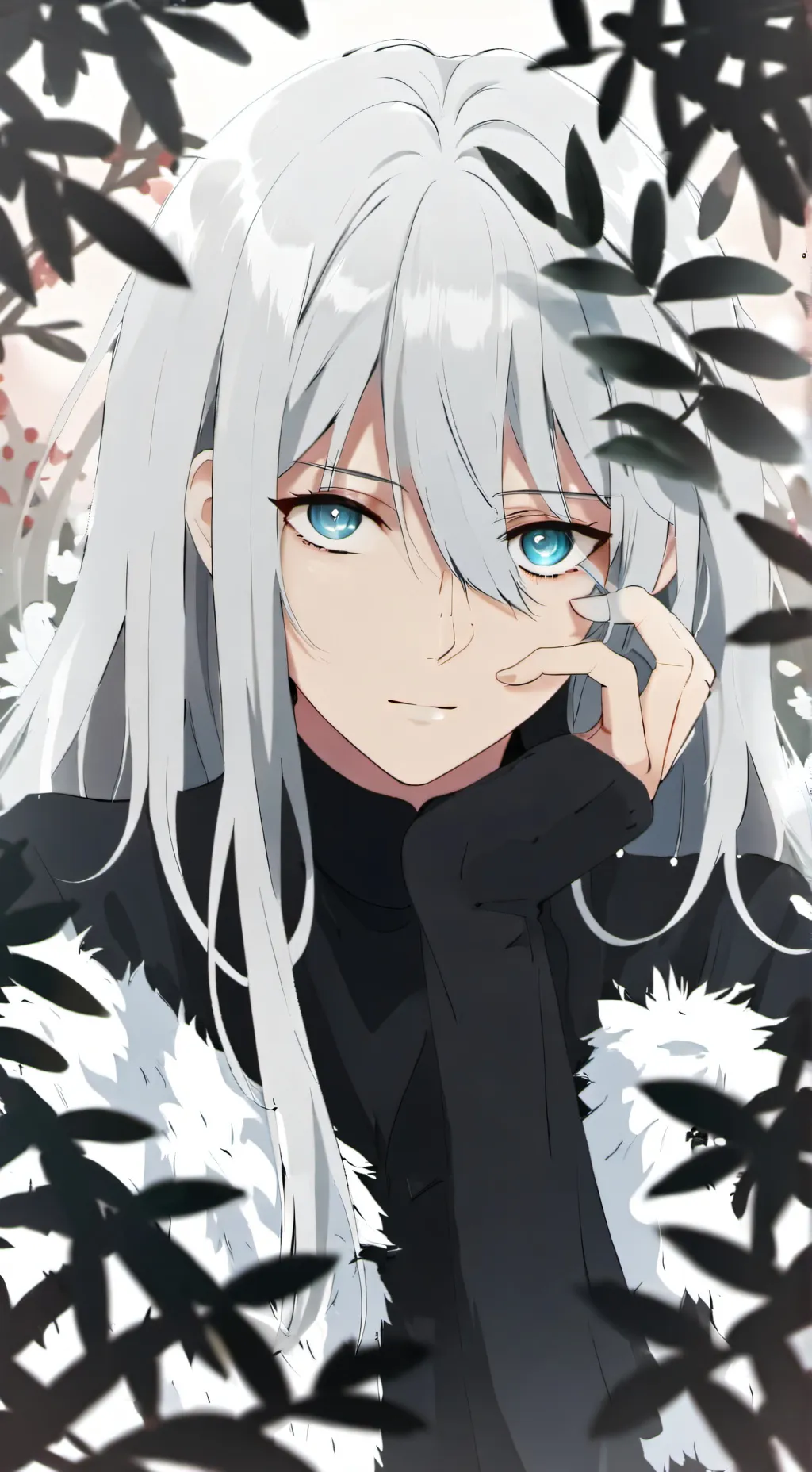 ai character: Ice background