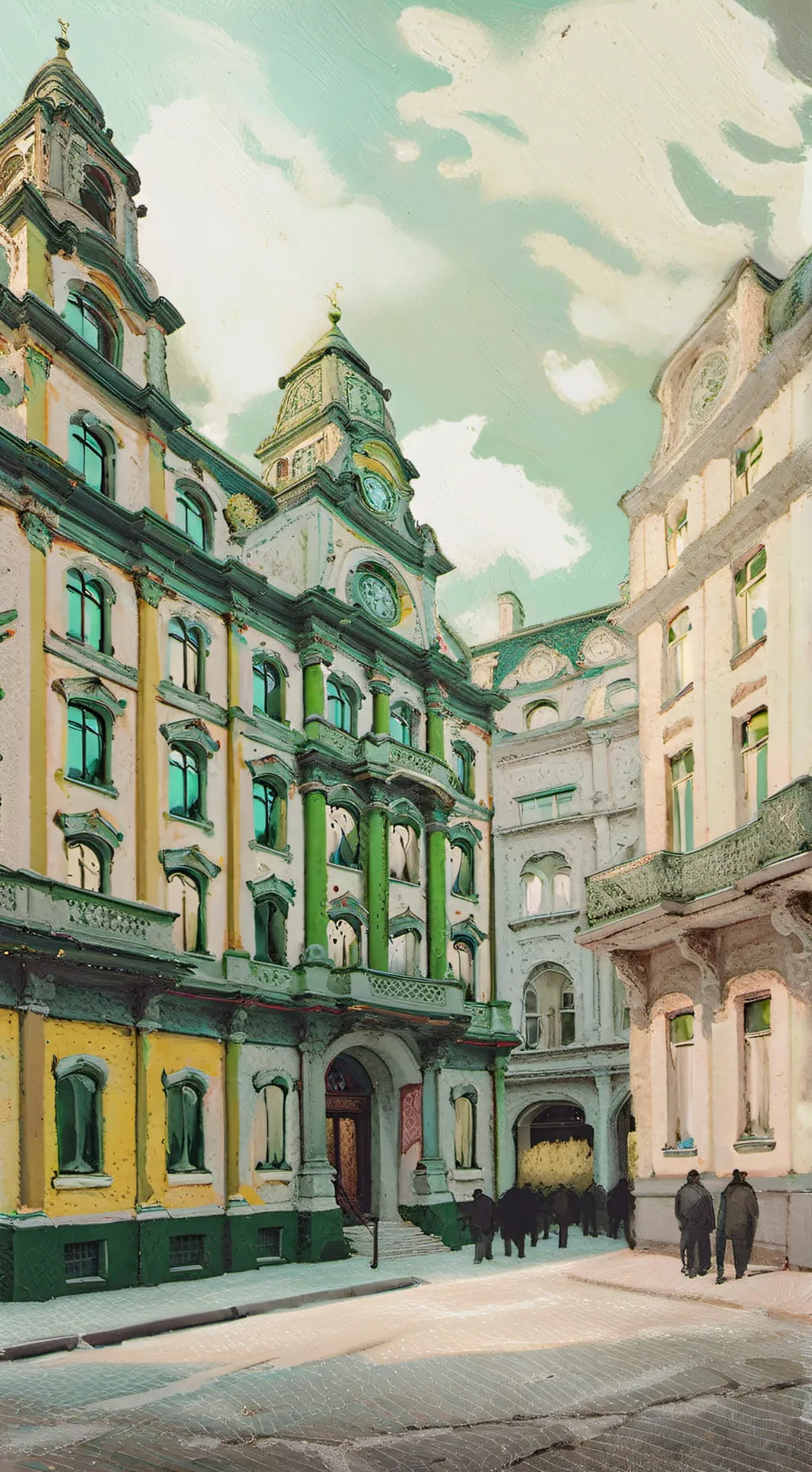 ai character: Forsaken Sleepover background