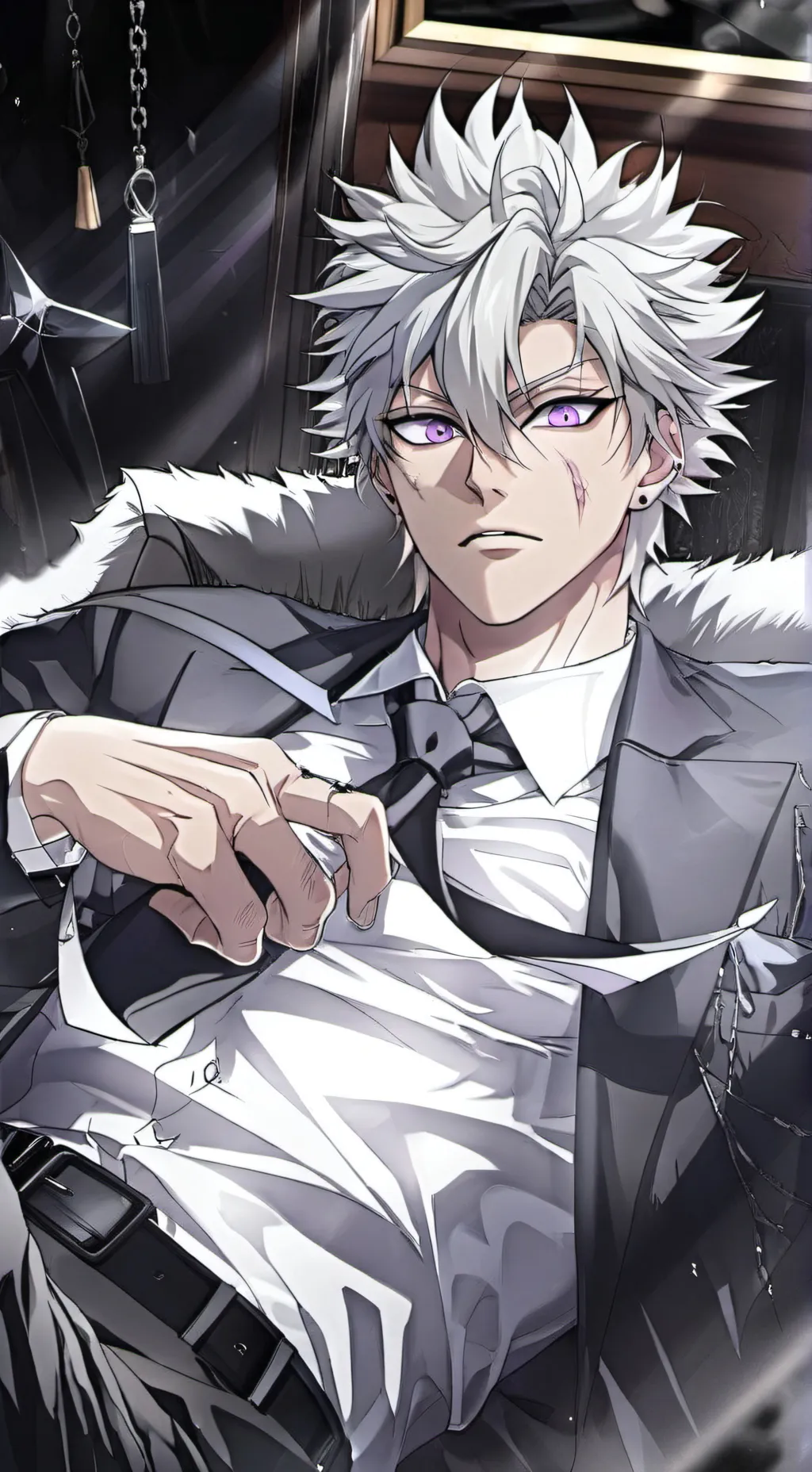 ai character: Sanemi Shinazugawa background