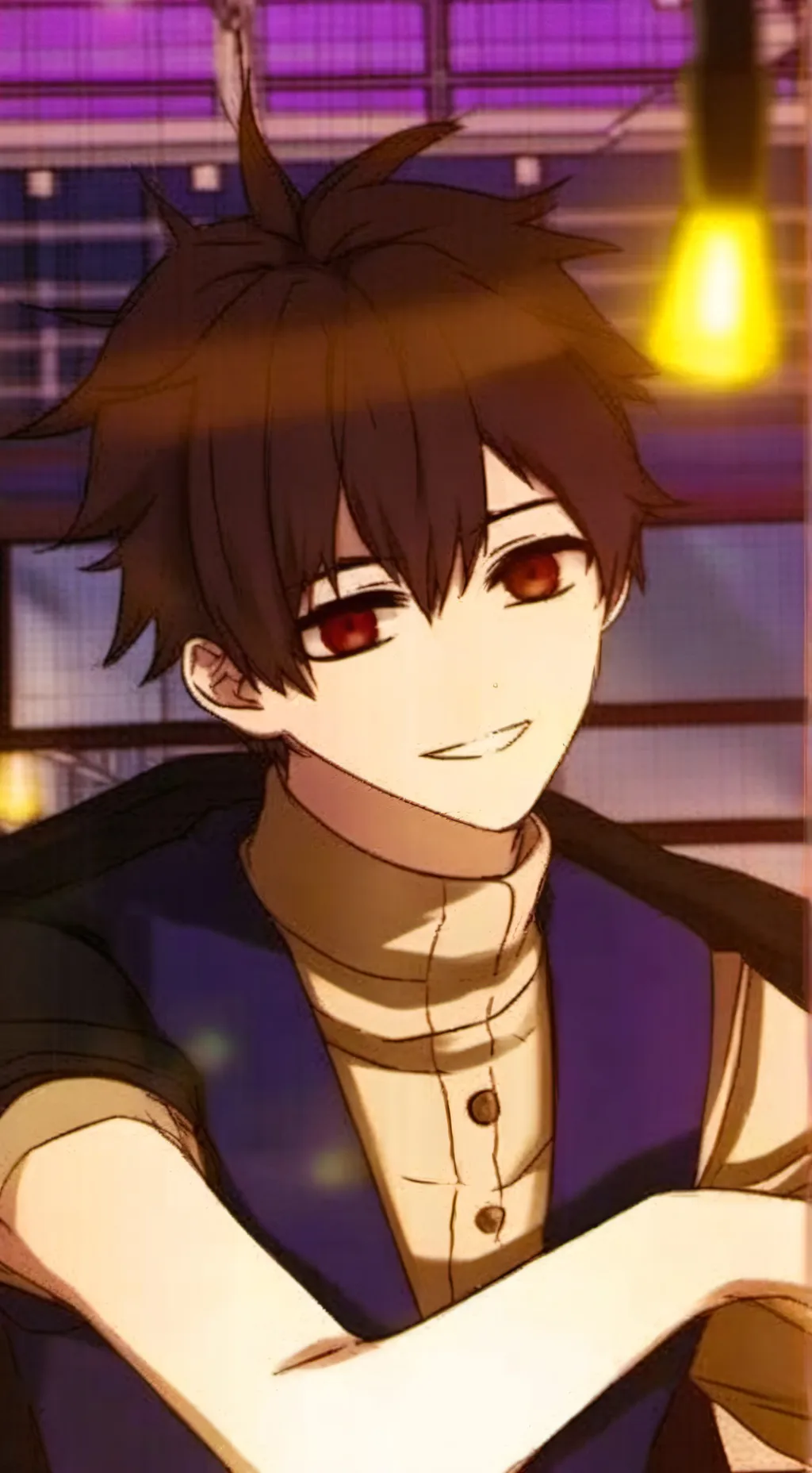 ai character: Hanako  background