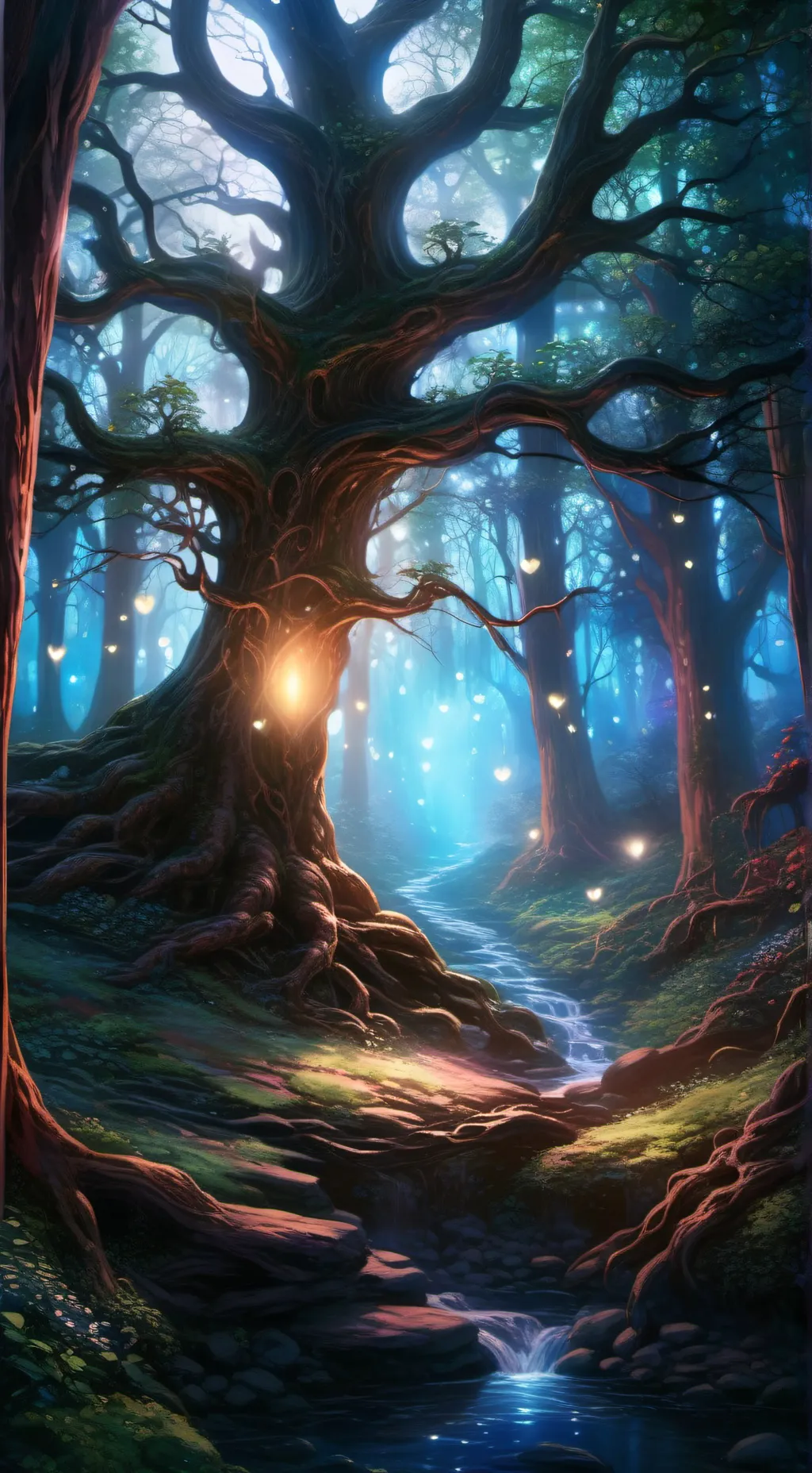 ai character: mha fairyland background