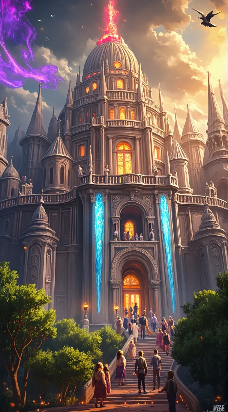 ai character: Magic High School background