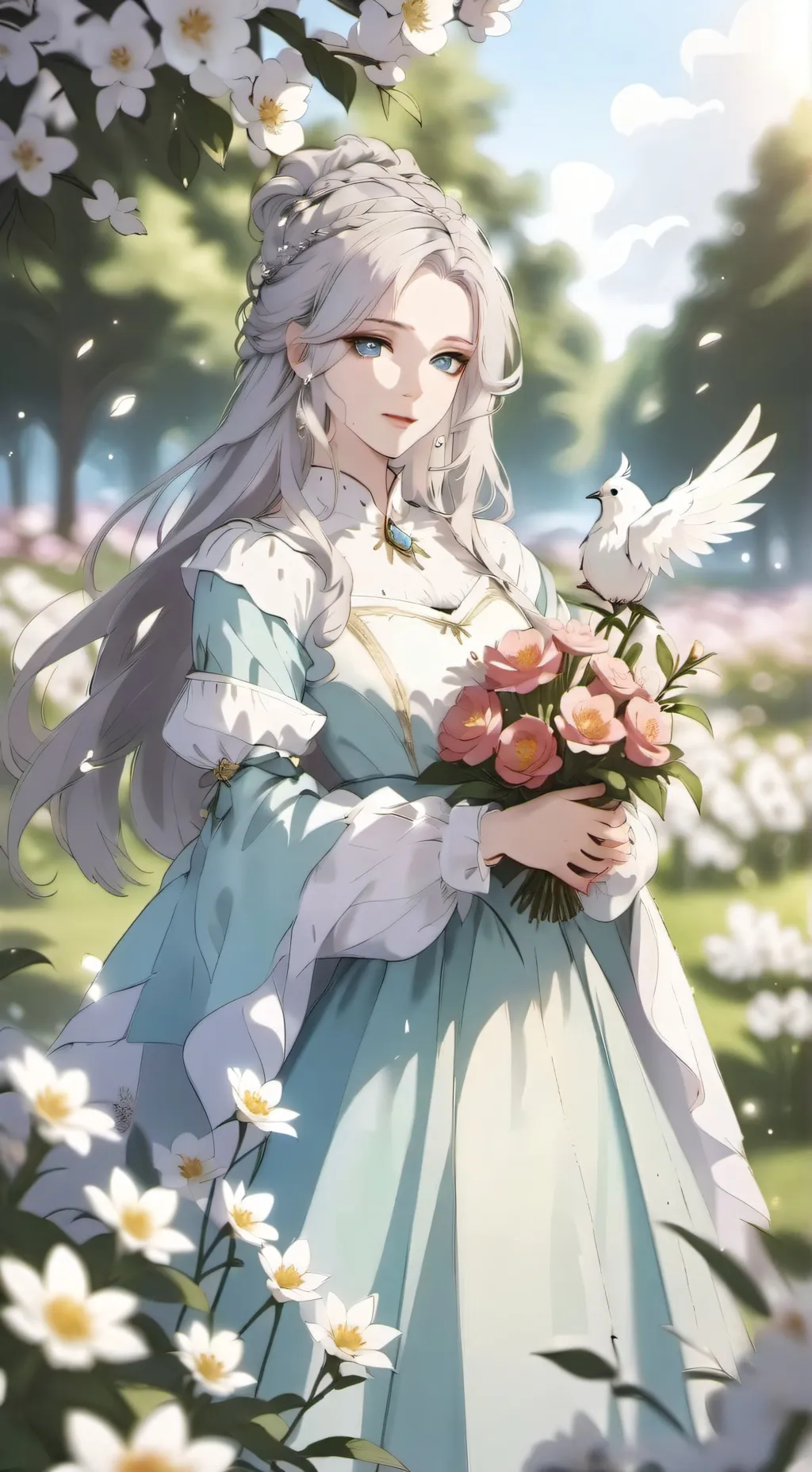 ai character: Elena Syune Derule background