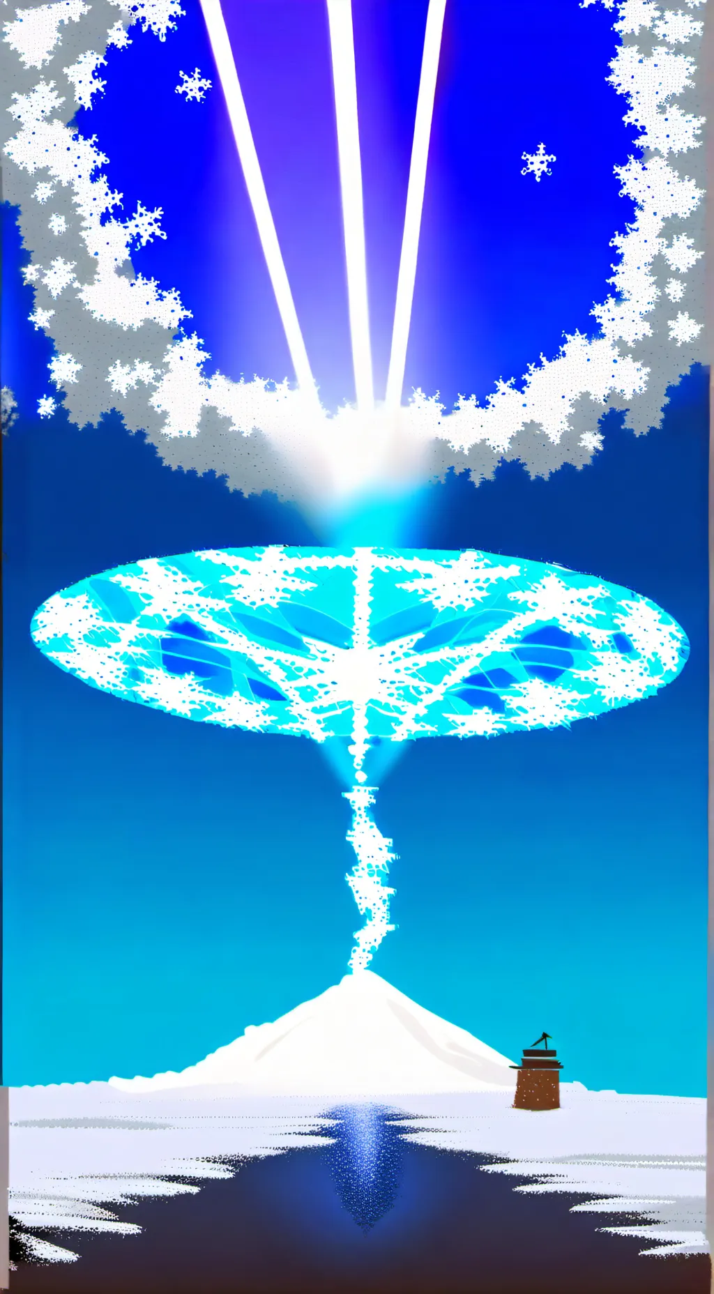 ai character: Winterish Summon background