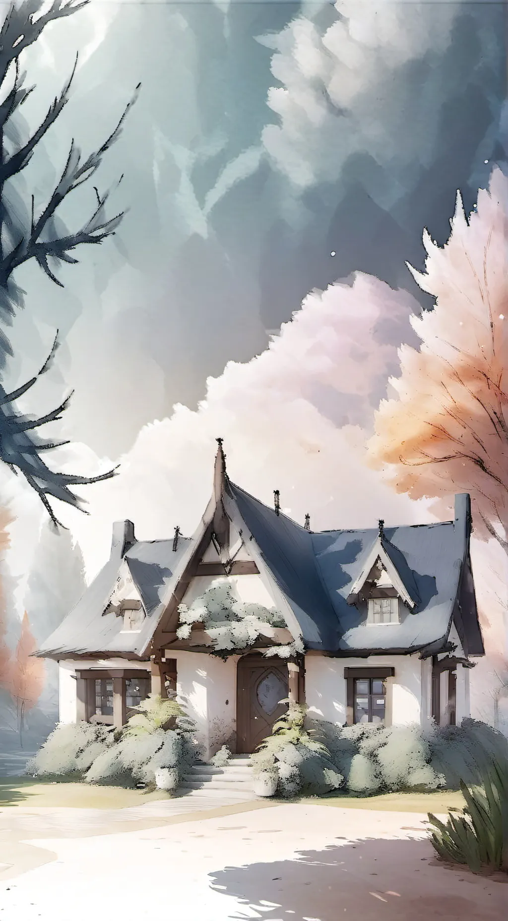 ai character: The rabbit house  background