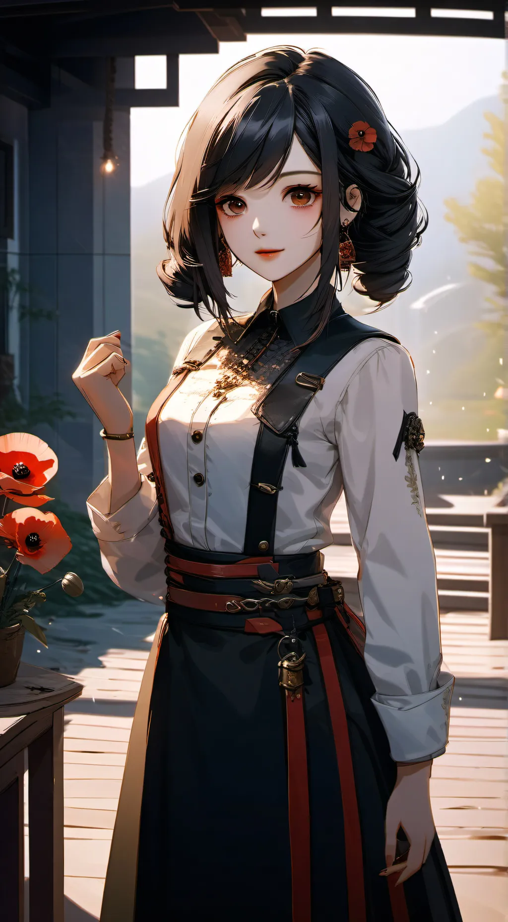 ai character: Sarah background