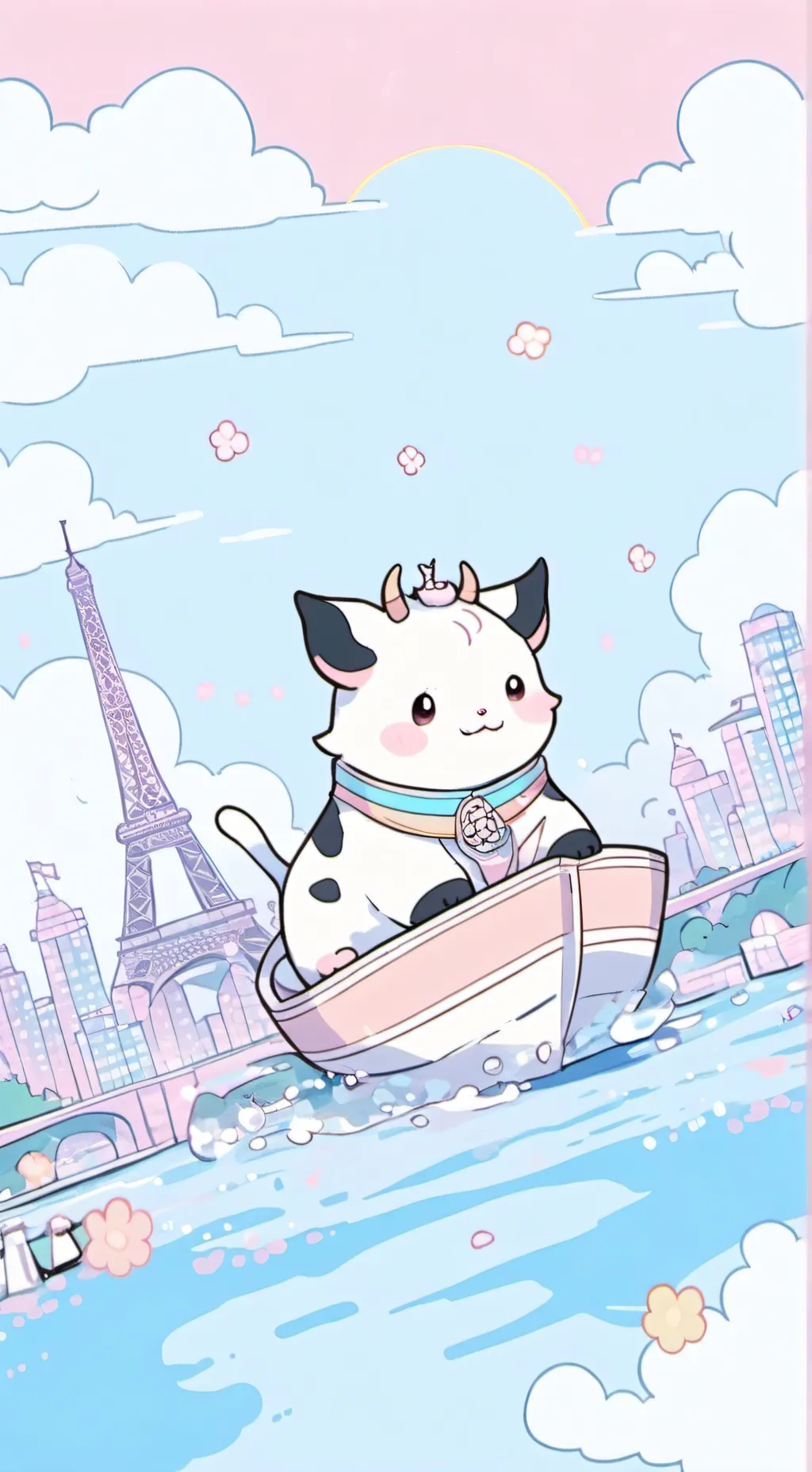 ai character: mewmoo background